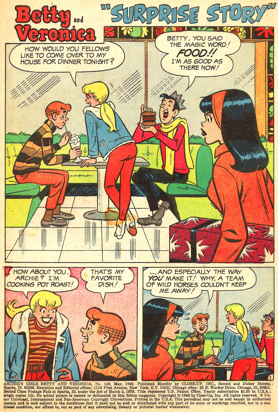 Read online Archie's Girls Betty and Veronica comic -  Issue #149 - 3