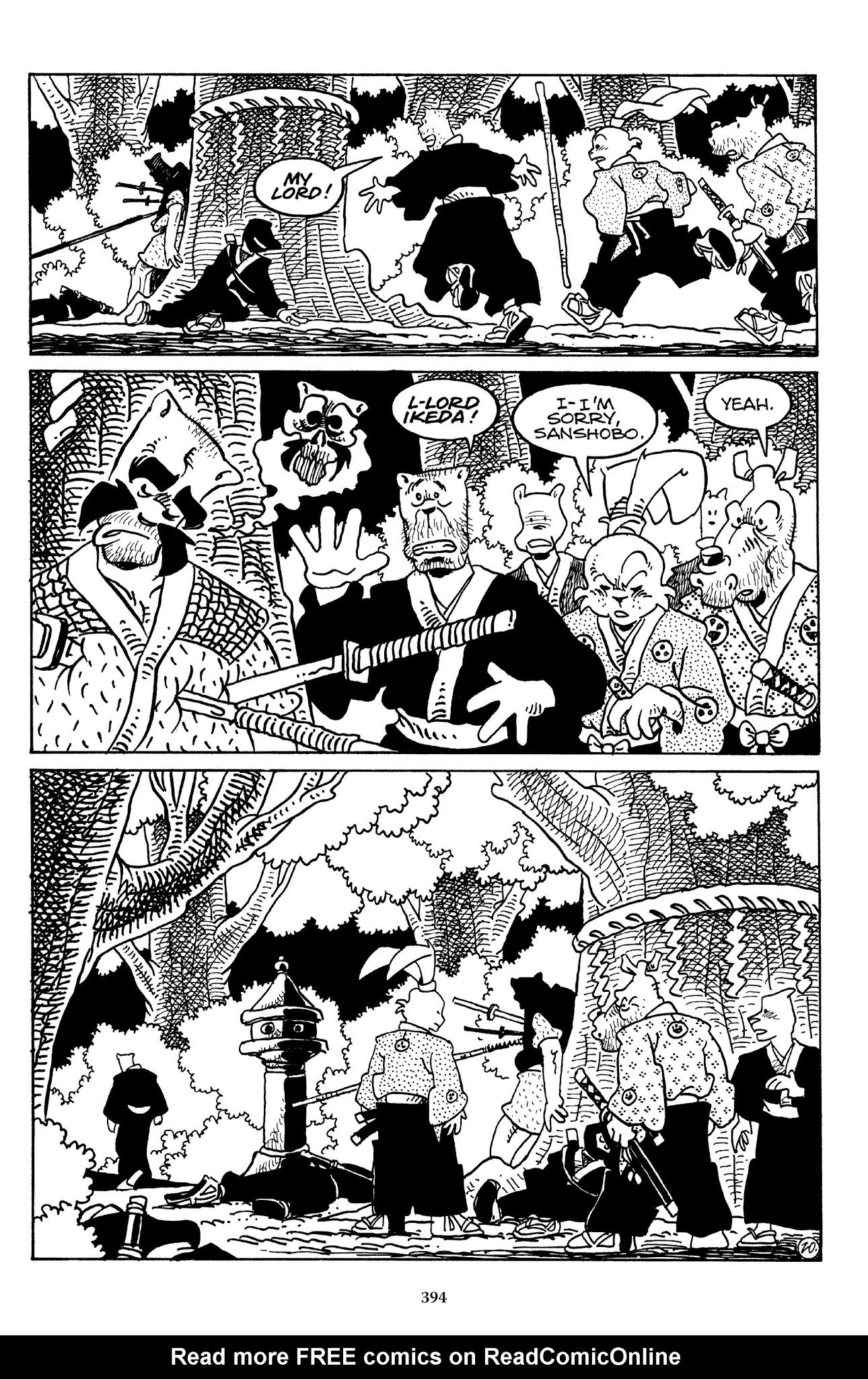 Read online The Usagi Yojimbo Saga comic -  Issue # TPB 3 - 390