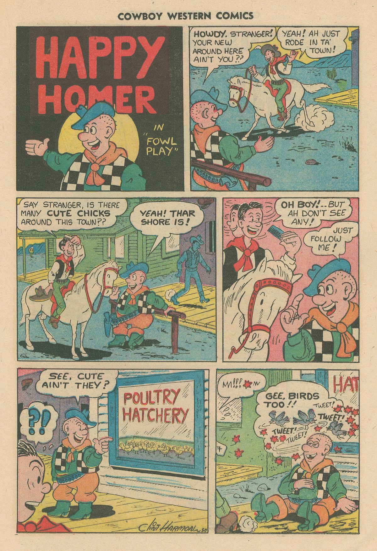 Read online Cowboy Western Comics (1948) comic -  Issue #31 - 21