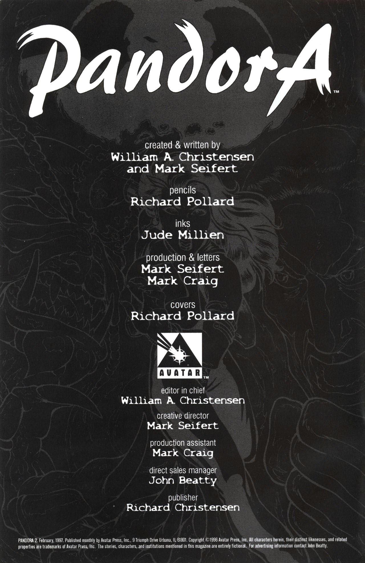 Read online Pandora comic -  Issue #2 - 2