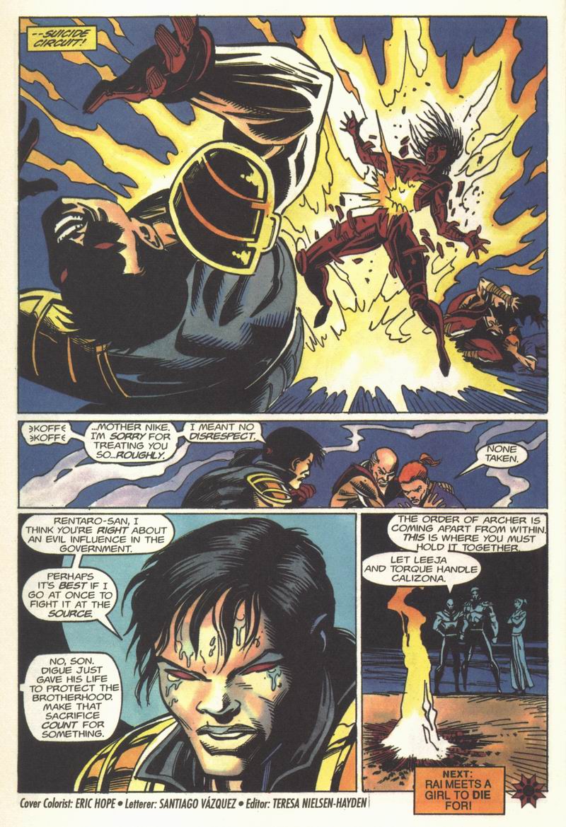 Read online Rai (1992) comic -  Issue #29 - 22