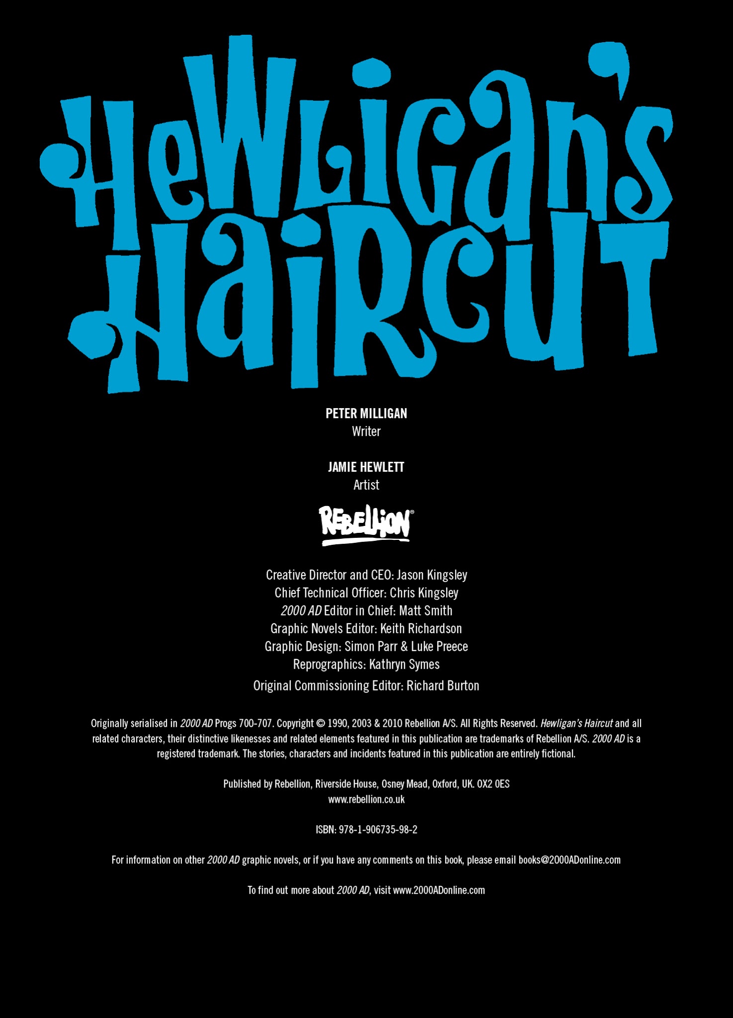 Read online Hewligan's Haircut comic -  Issue # TPB - 3