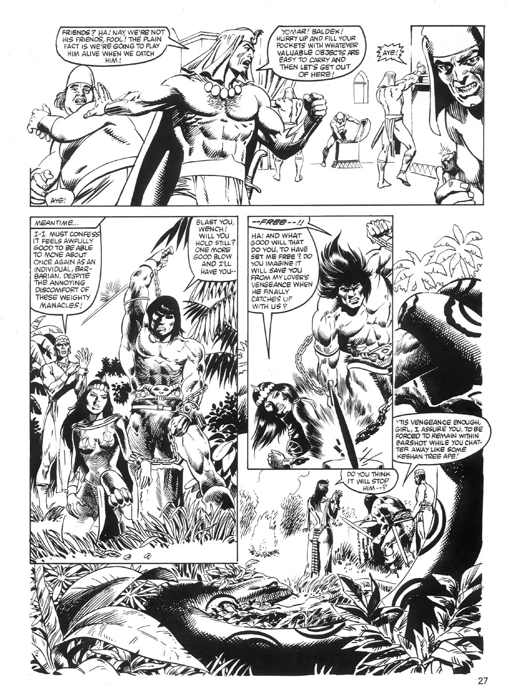 Read online The Savage Sword Of Conan comic -  Issue #97 - 27