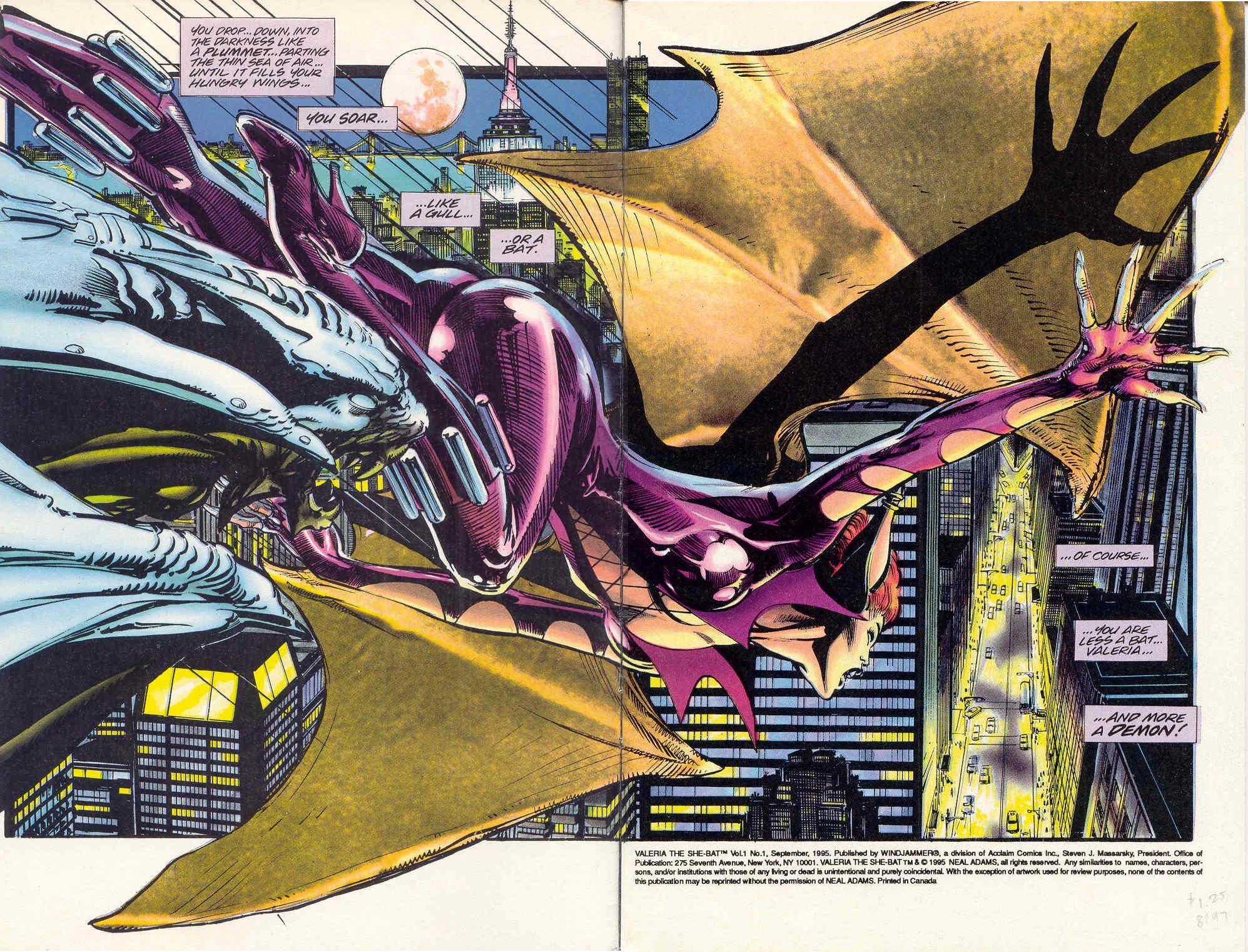 Read online Valeria, The She-Bat (1995) comic -  Issue #1 - 4