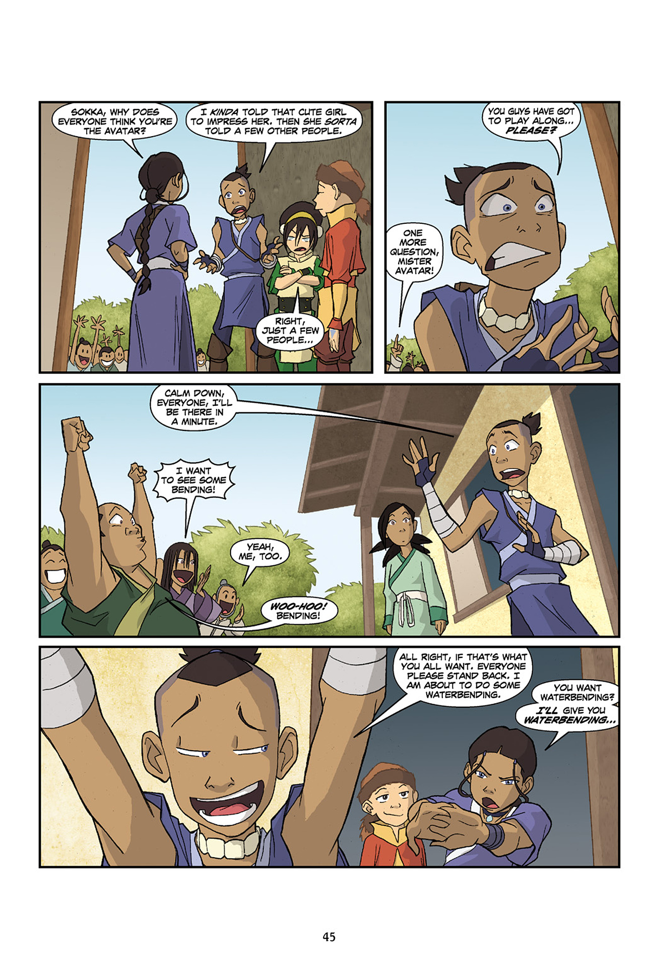 Read online Nickelodeon Avatar: The Last Airbender - The Lost Adventures comic -  Issue # Full - 46