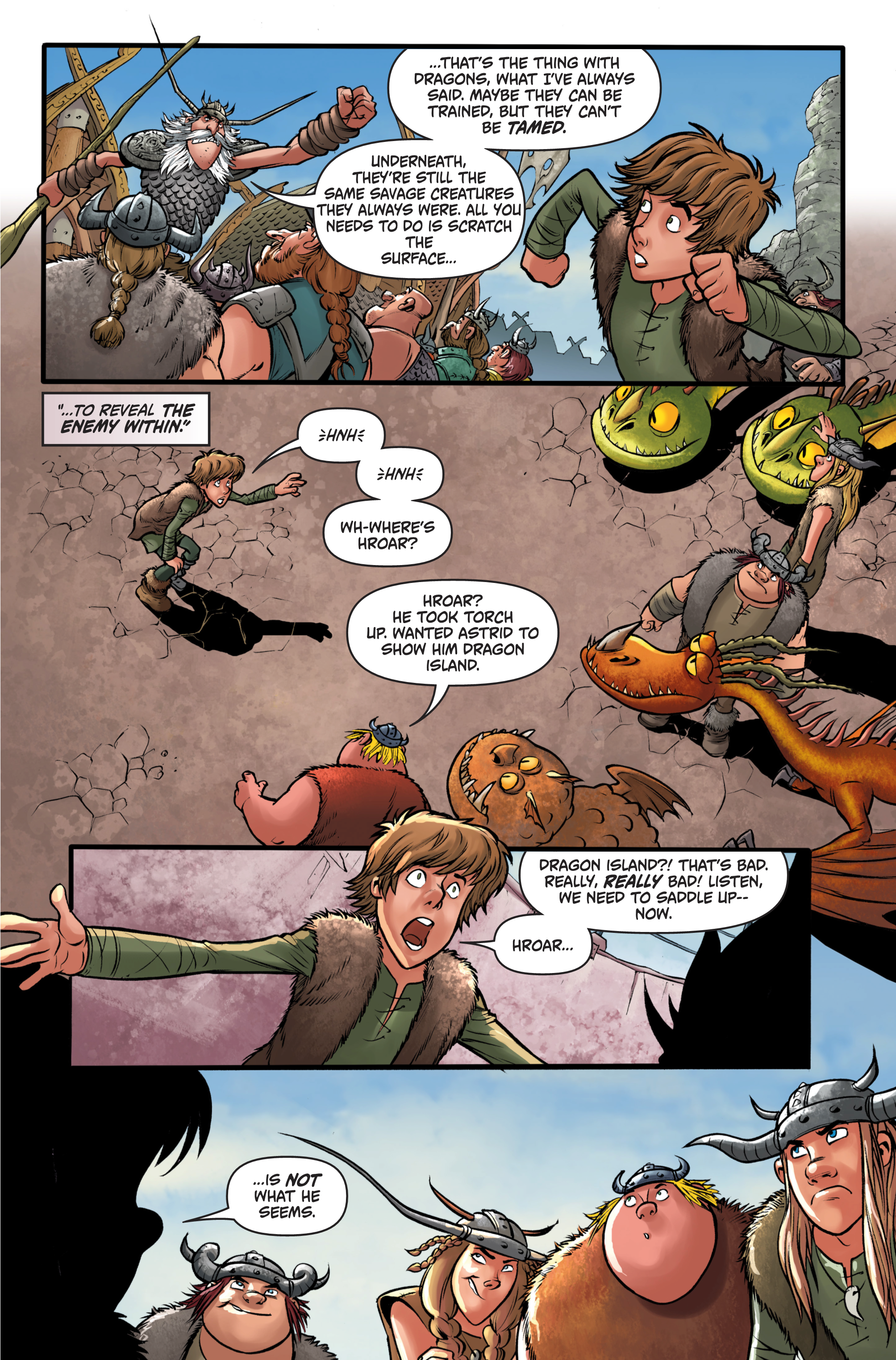 Read online DreamWorks Dragons: Riders of Berk comic -  Issue # _TPB - 93