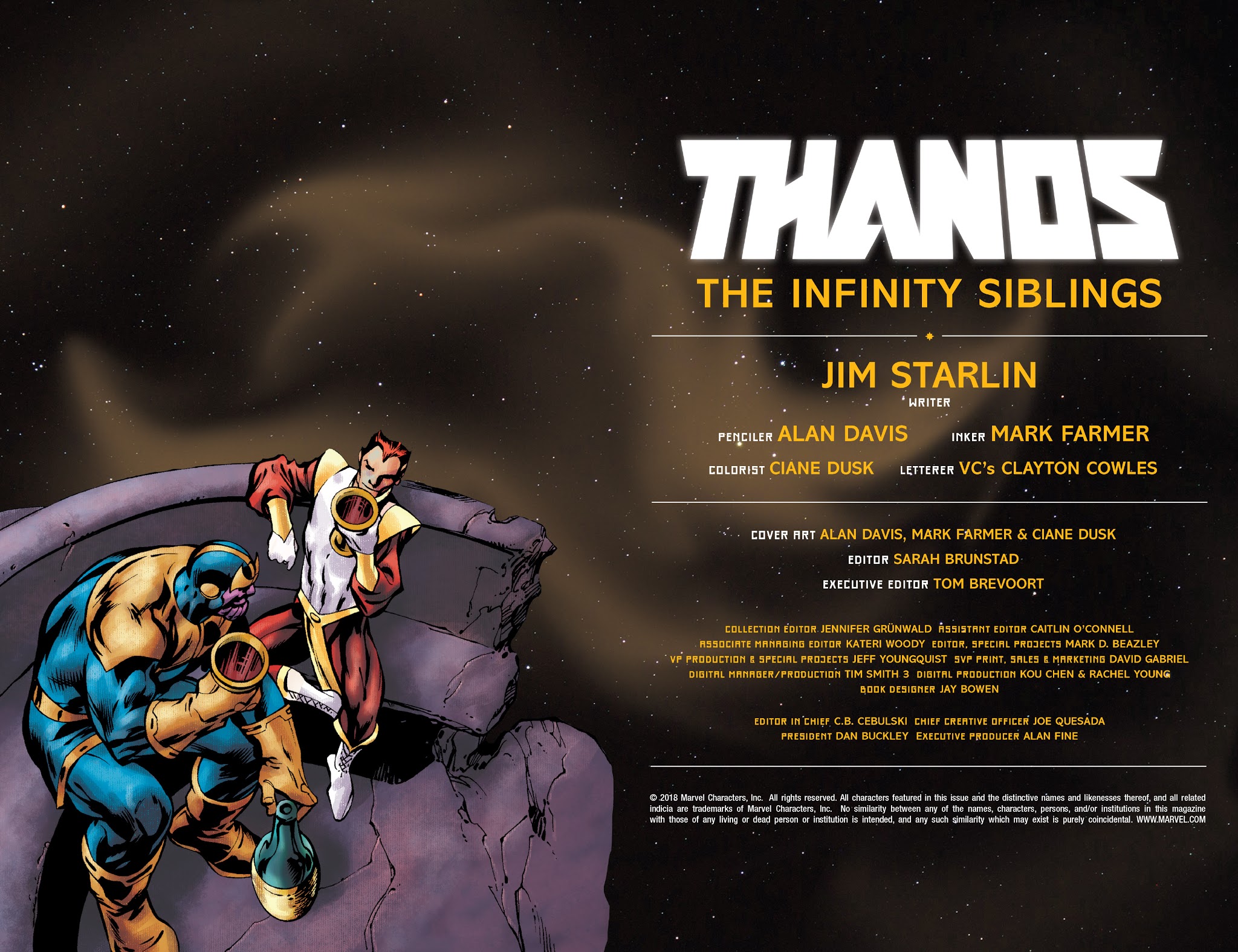 Read online Thanos: The Infinity Siblings comic -  Issue # TPB - 3