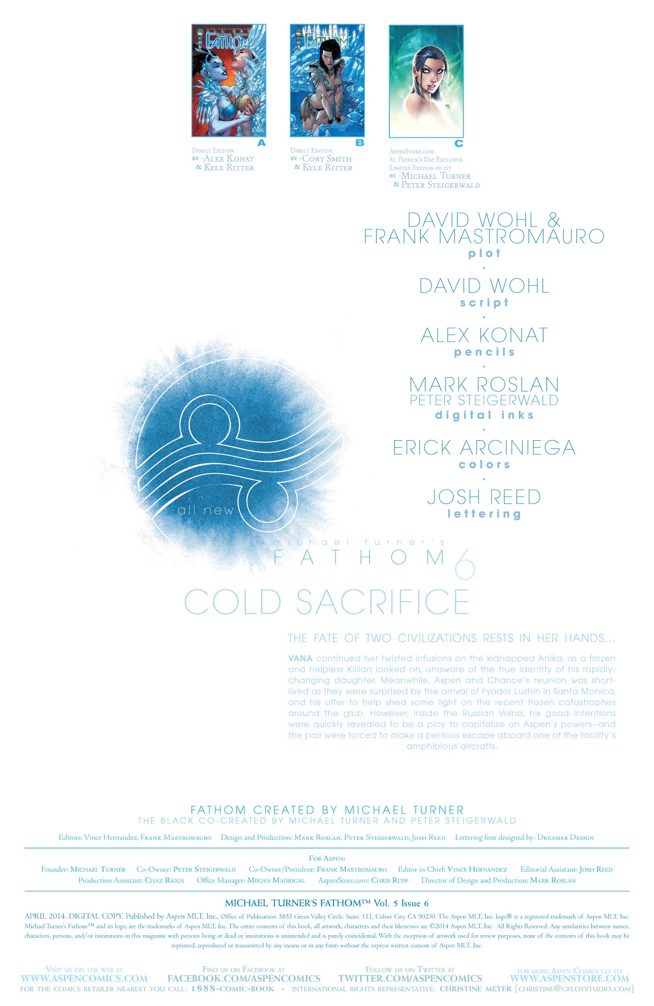 Read online Michael Turner's Fathom (2013) comic -  Issue #6 - 3