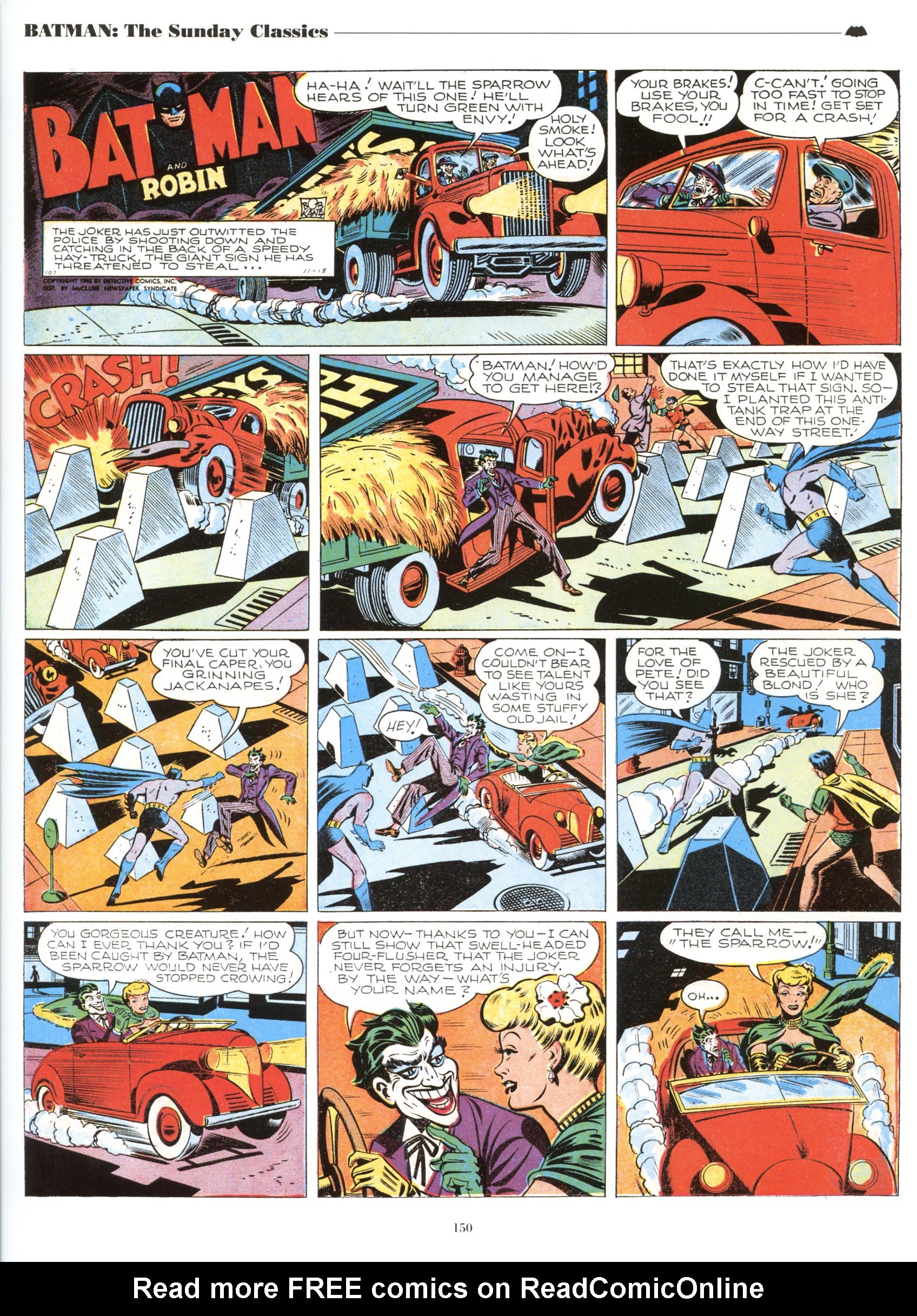 Read online Batman: The Sunday Classics comic -  Issue # TPB - 156