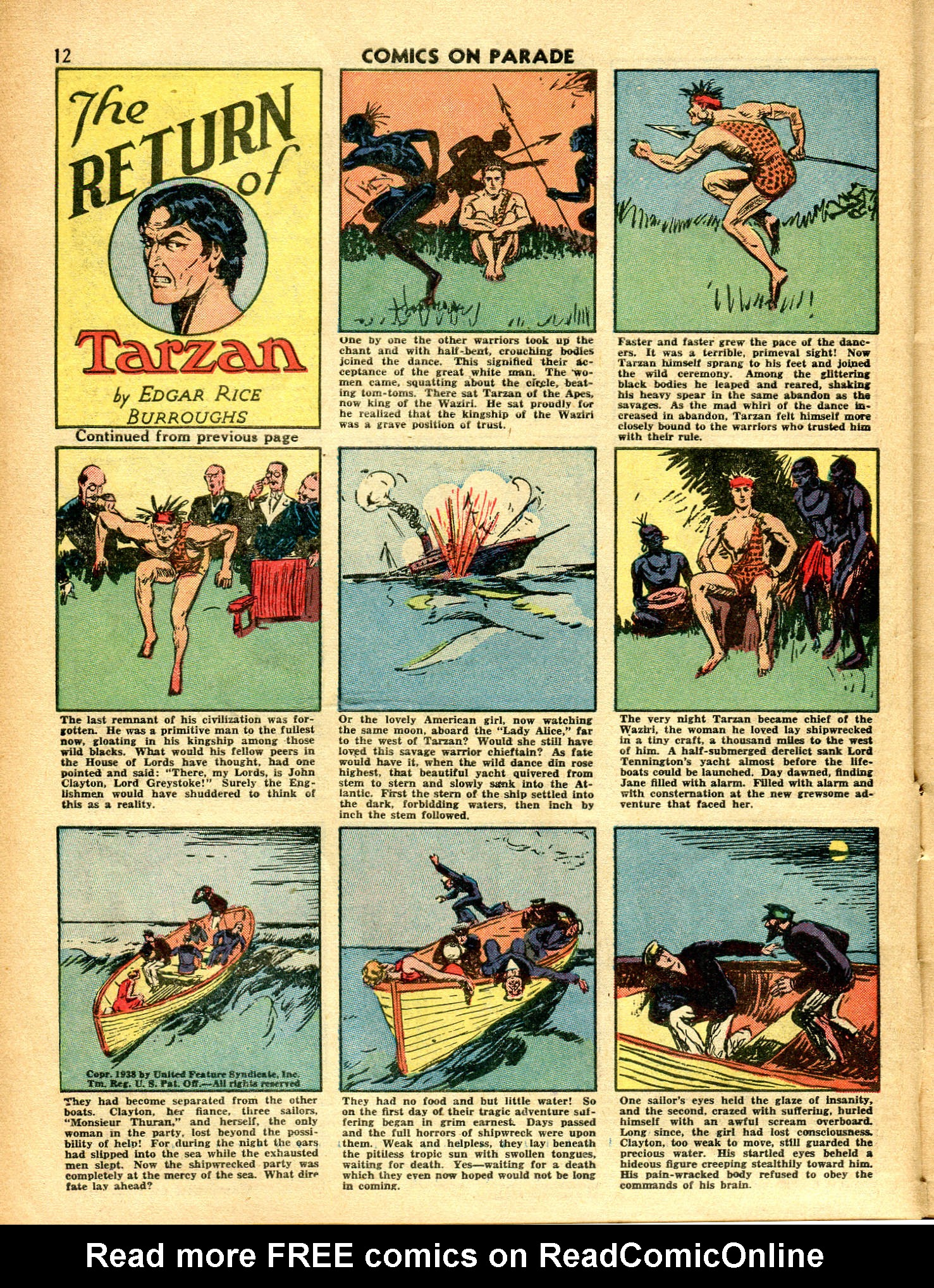 Read online Comics on Parade comic -  Issue #10 - 14