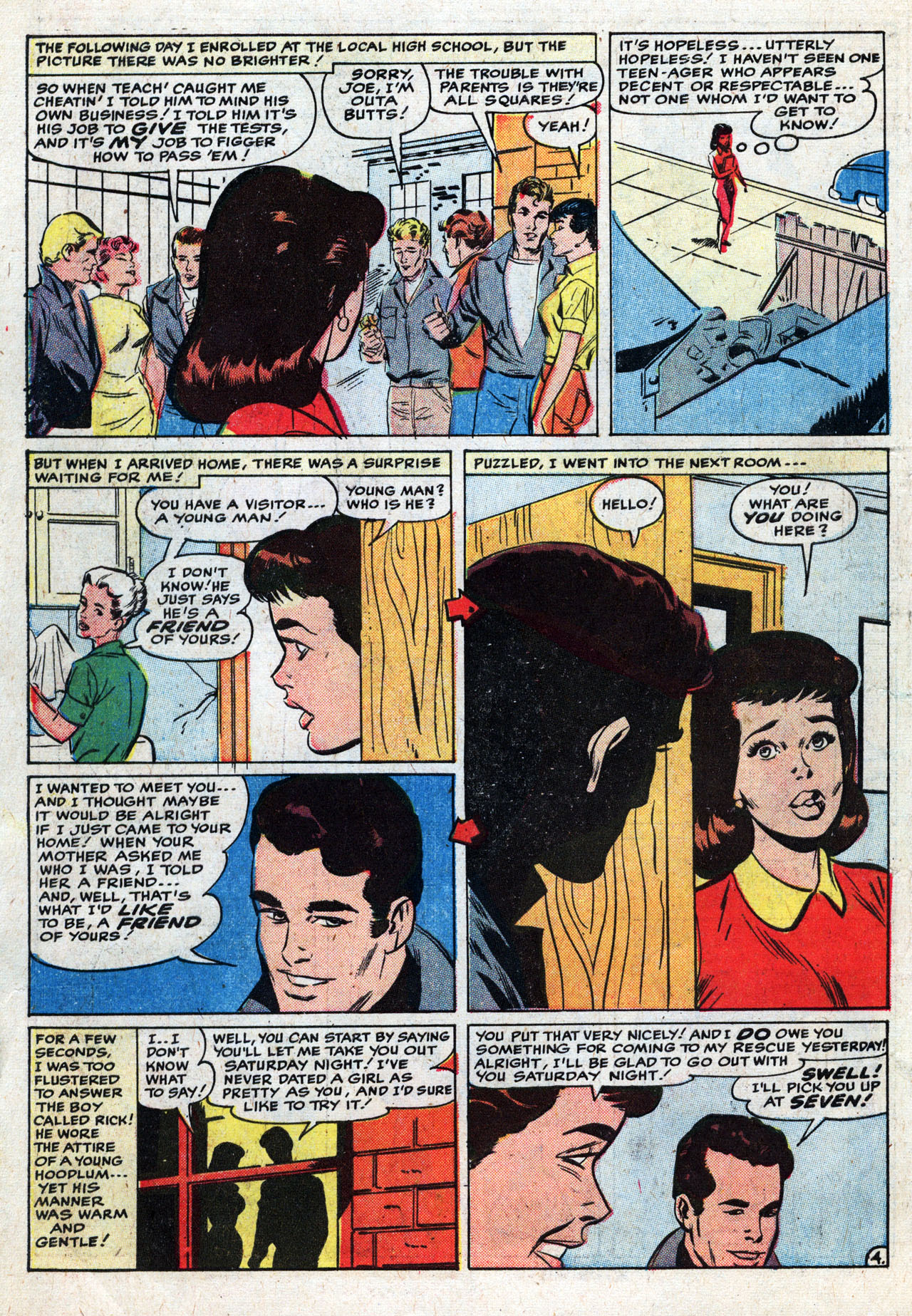 Read online Teen-Age Romance comic -  Issue #80 - 6