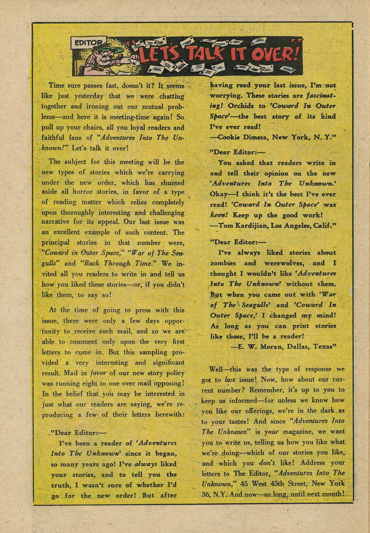Read online Adventures Into The Unknown comic -  Issue #65 - 22