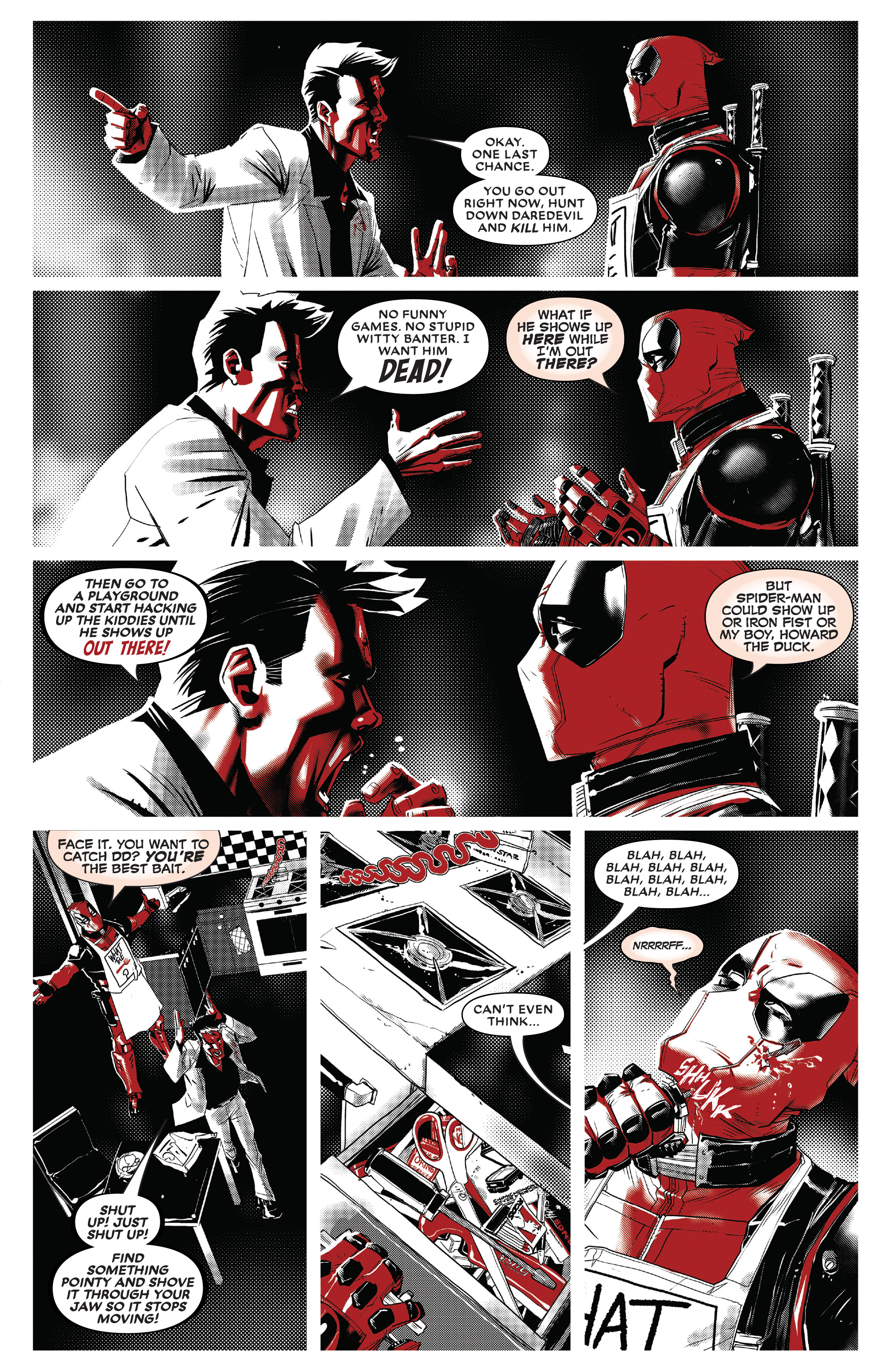 Read online Deadpool: Black, White & Blood comic -  Issue #2 - 9