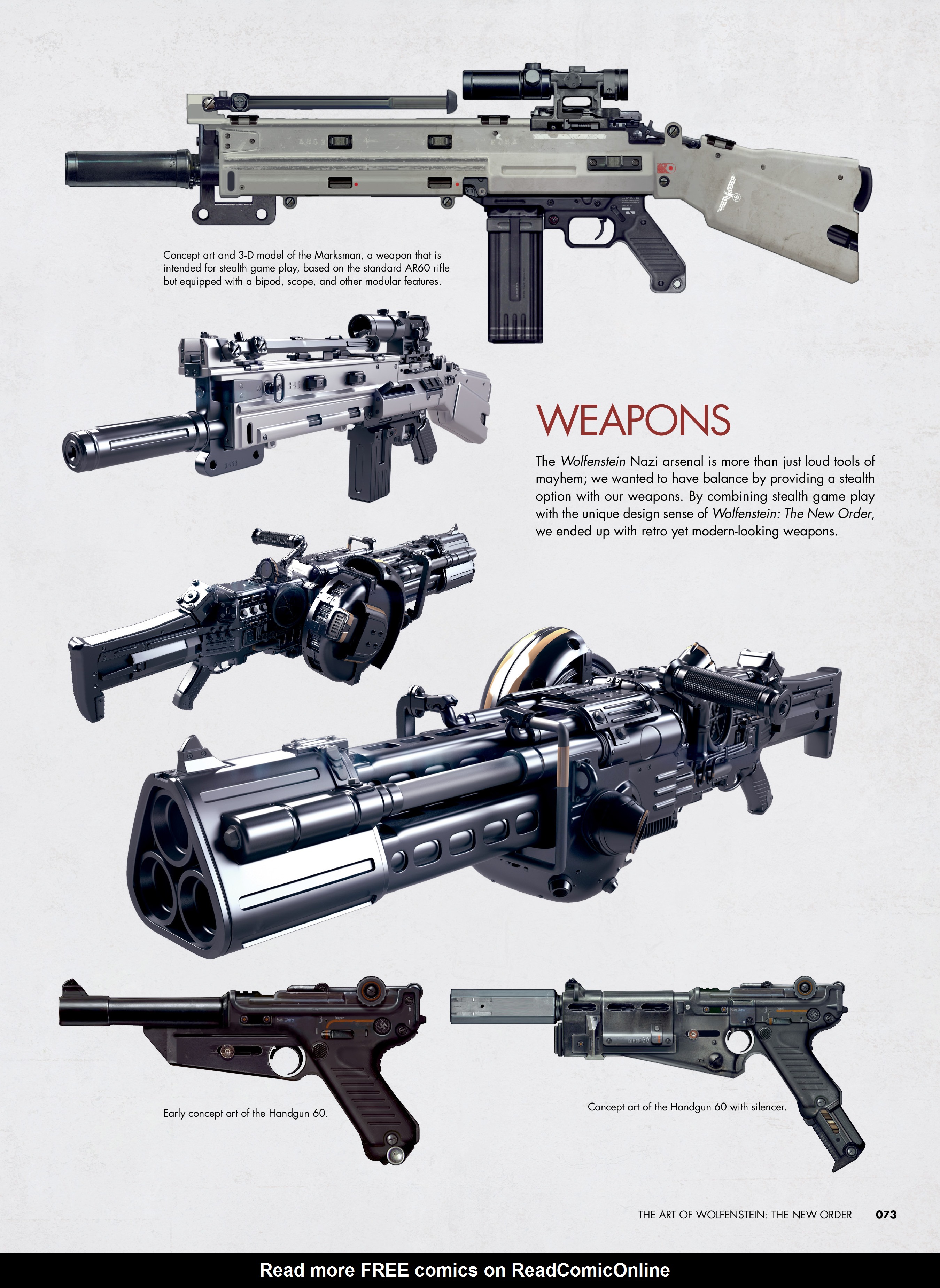 Read online The Art of Wolfenstein: The New Order comic -  Issue # TPB (Part 1) - 69