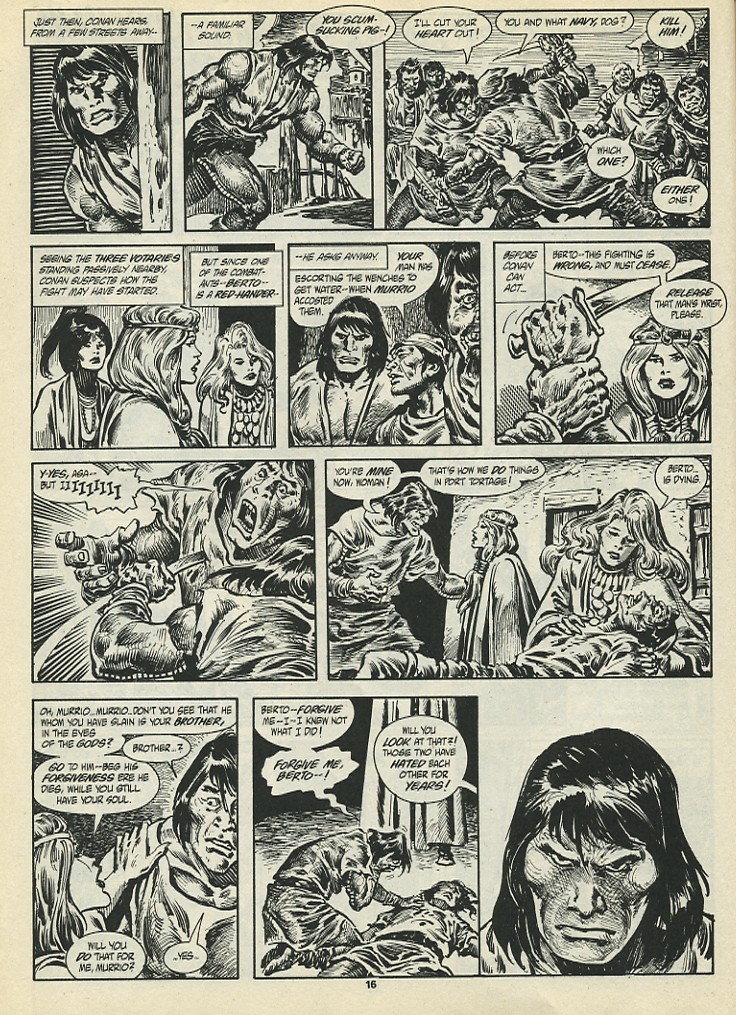 Read online The Savage Sword Of Conan comic -  Issue #198 - 18