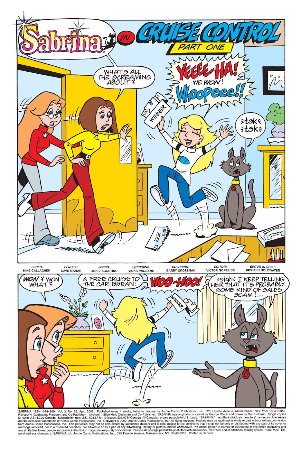 Sabrina the Teenage Witch (2000) issue 29 - Page 2