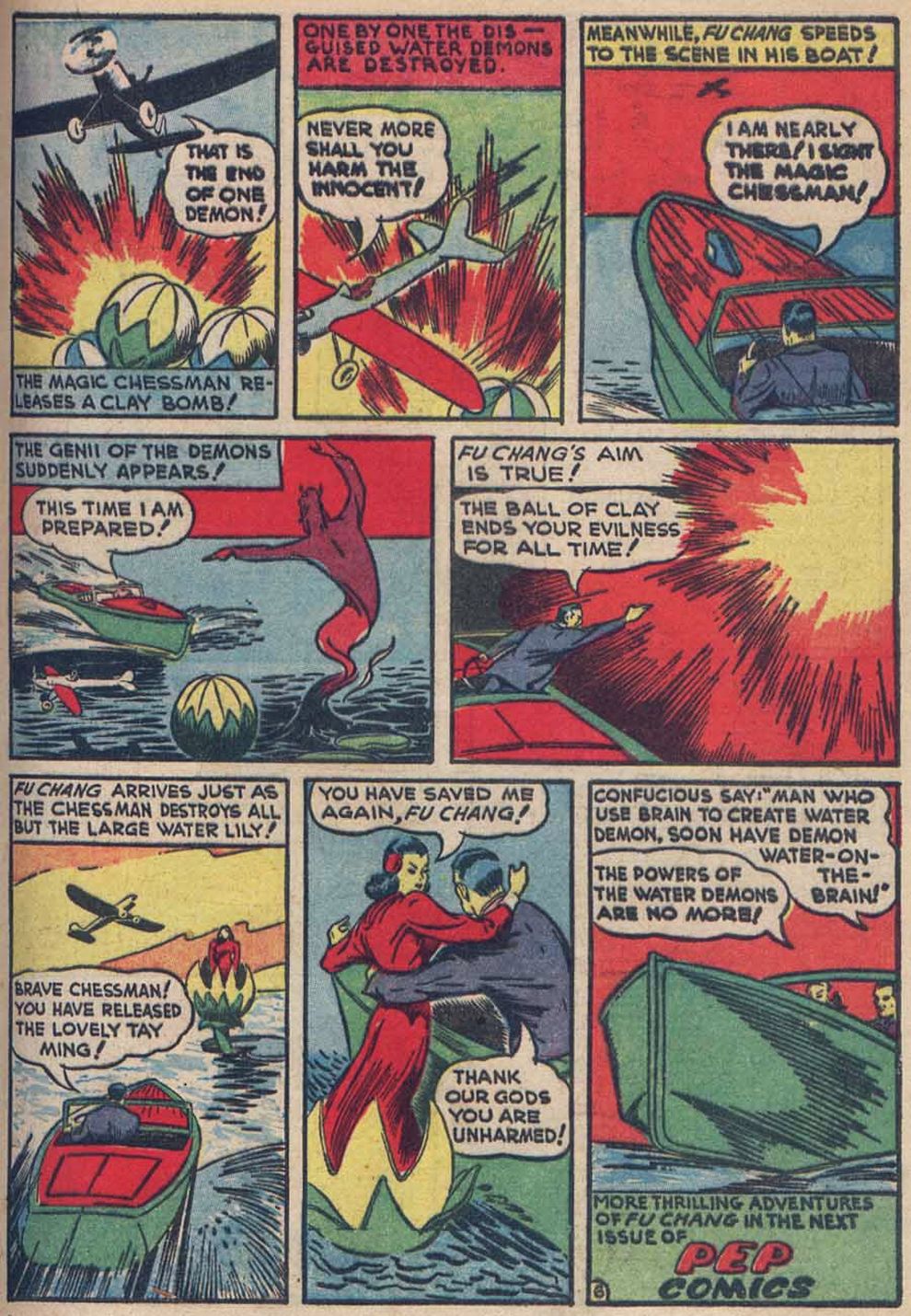 Read online Pep Comics comic -  Issue #6 - 35