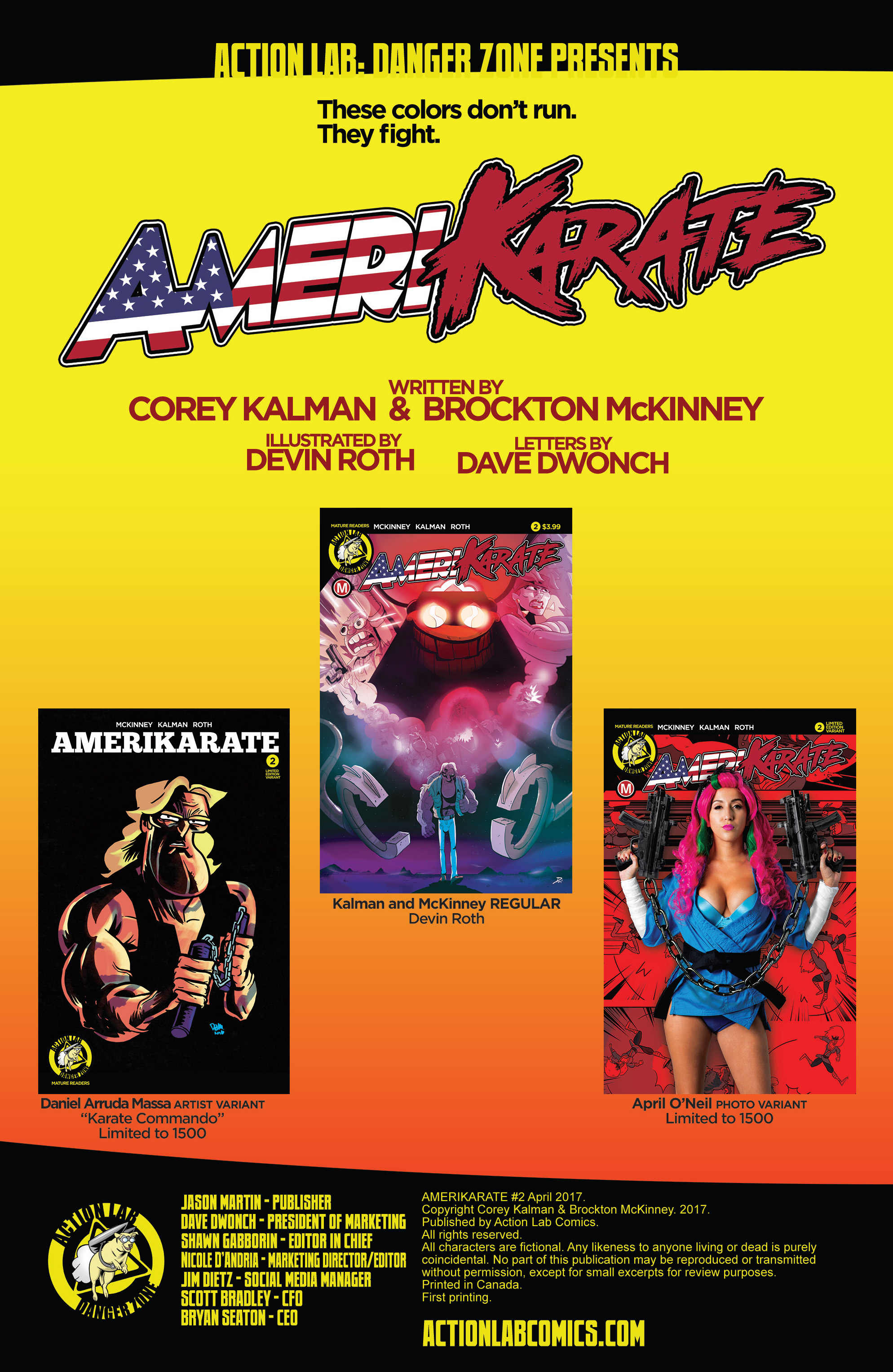 Read online AmeriKarate comic -  Issue #2 - 2
