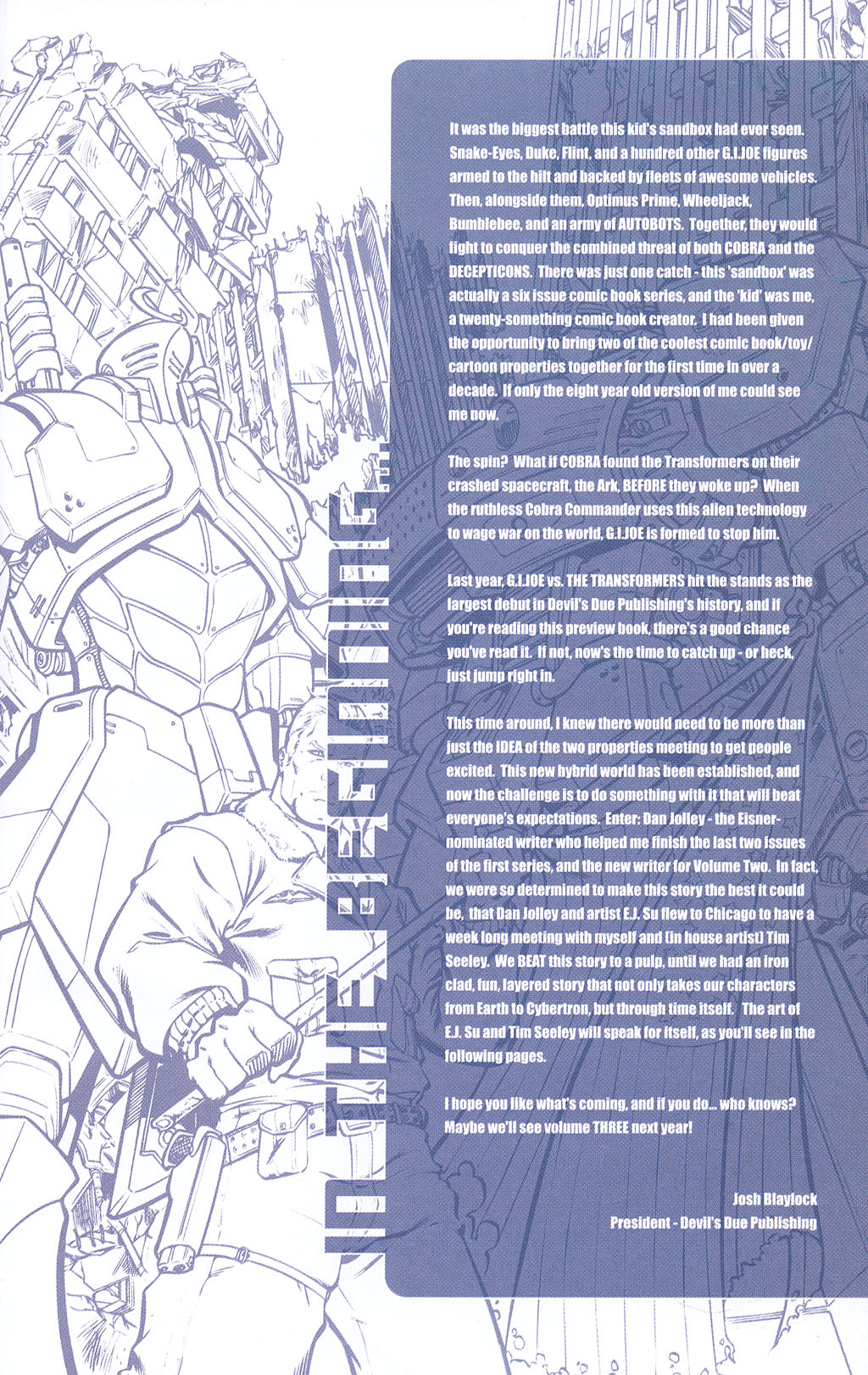 Read online G.I. Joe vs. The Transformers II comic -  Issue #0 - 3