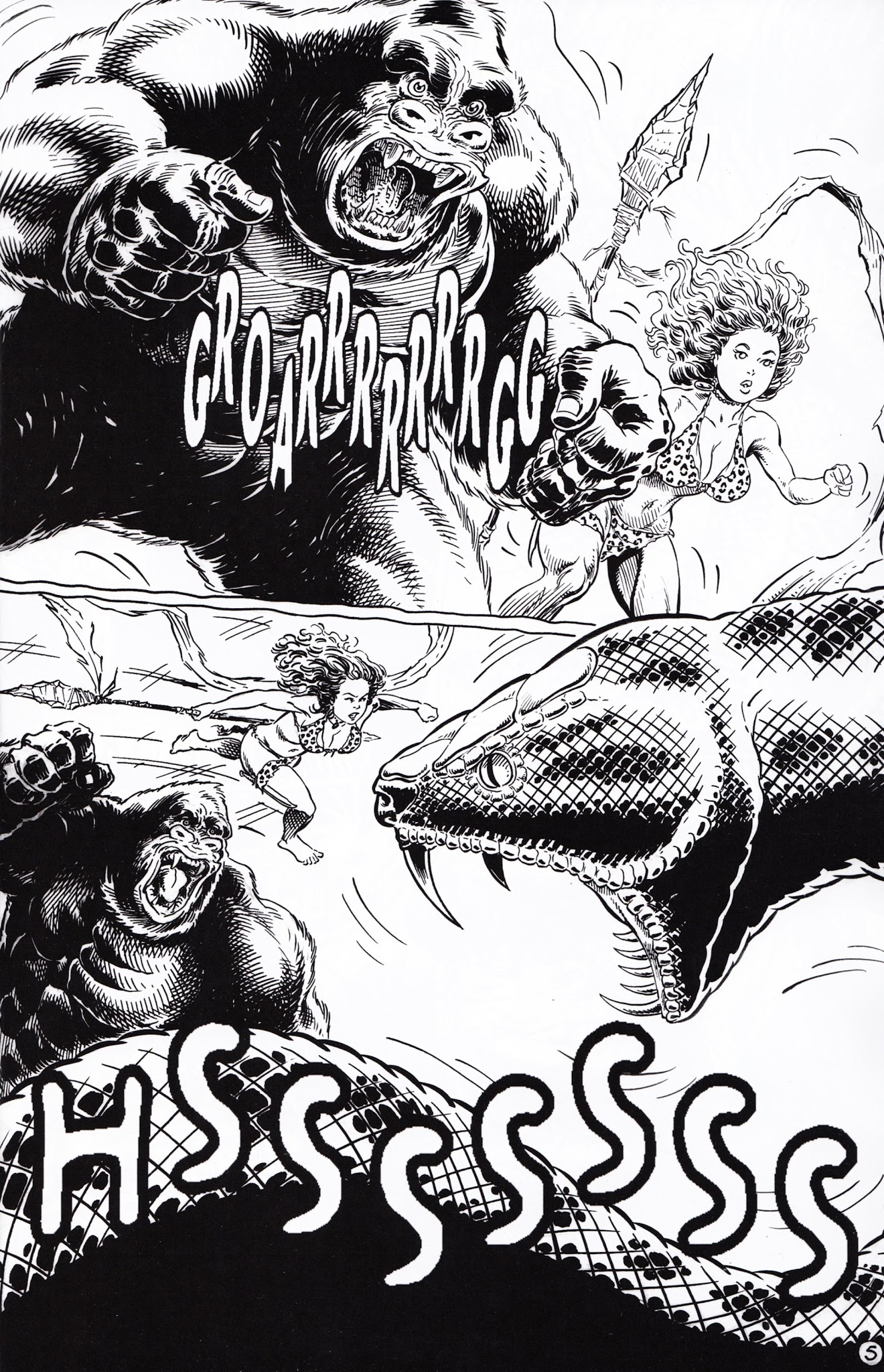 Read online Cavewoman: Journey comic -  Issue #1 - 7