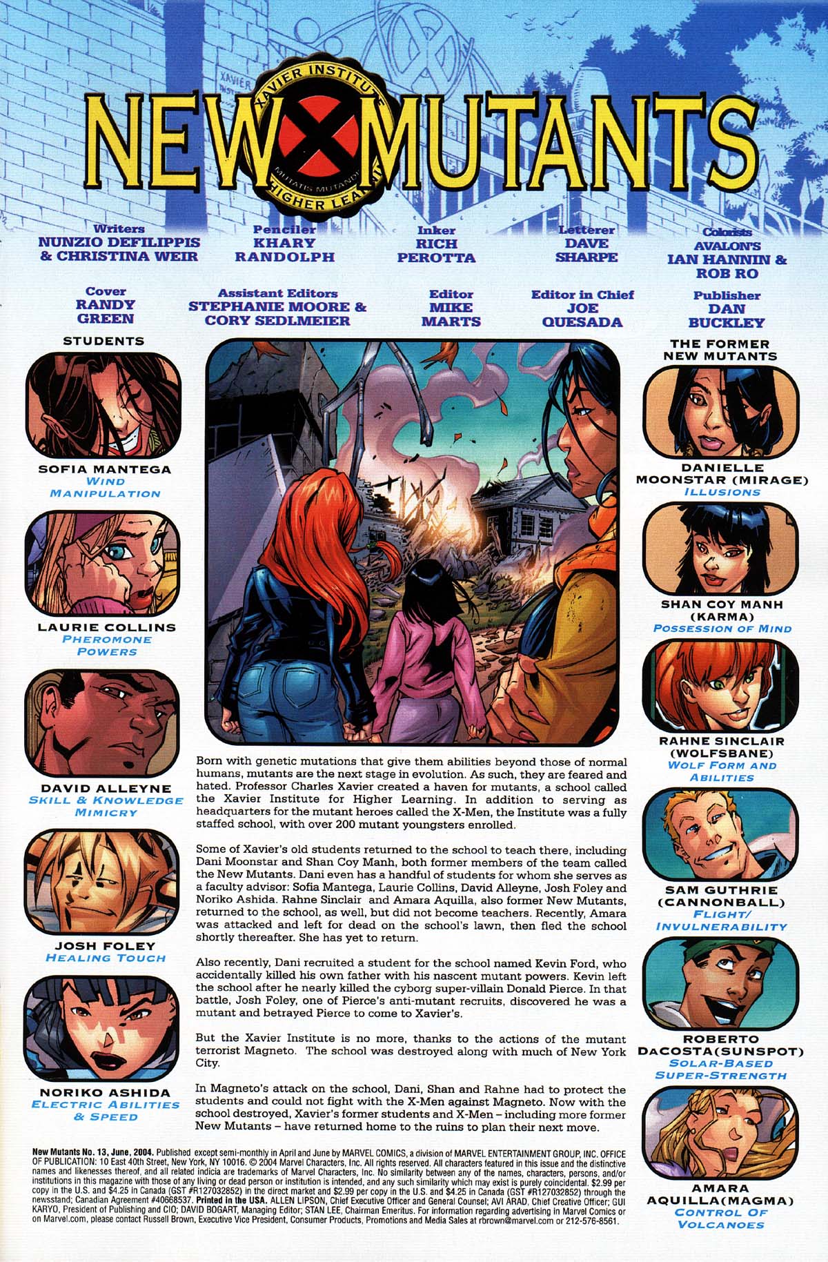 Read online New Mutants (2003) comic -  Issue #13 - 2