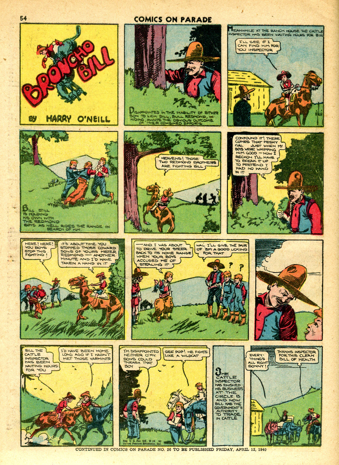 Read online Comics on Parade comic -  Issue #25 - 56