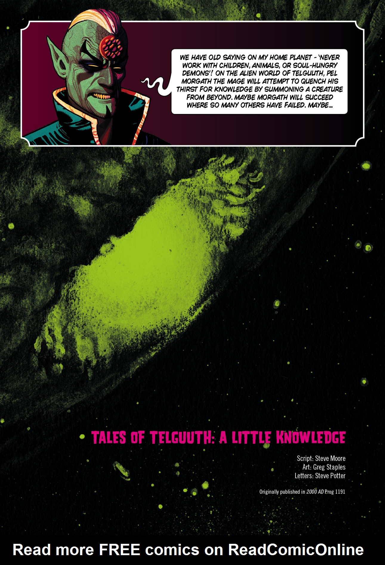 Read online Tharg's Creepy Chronicles comic -  Issue # TPB - 102