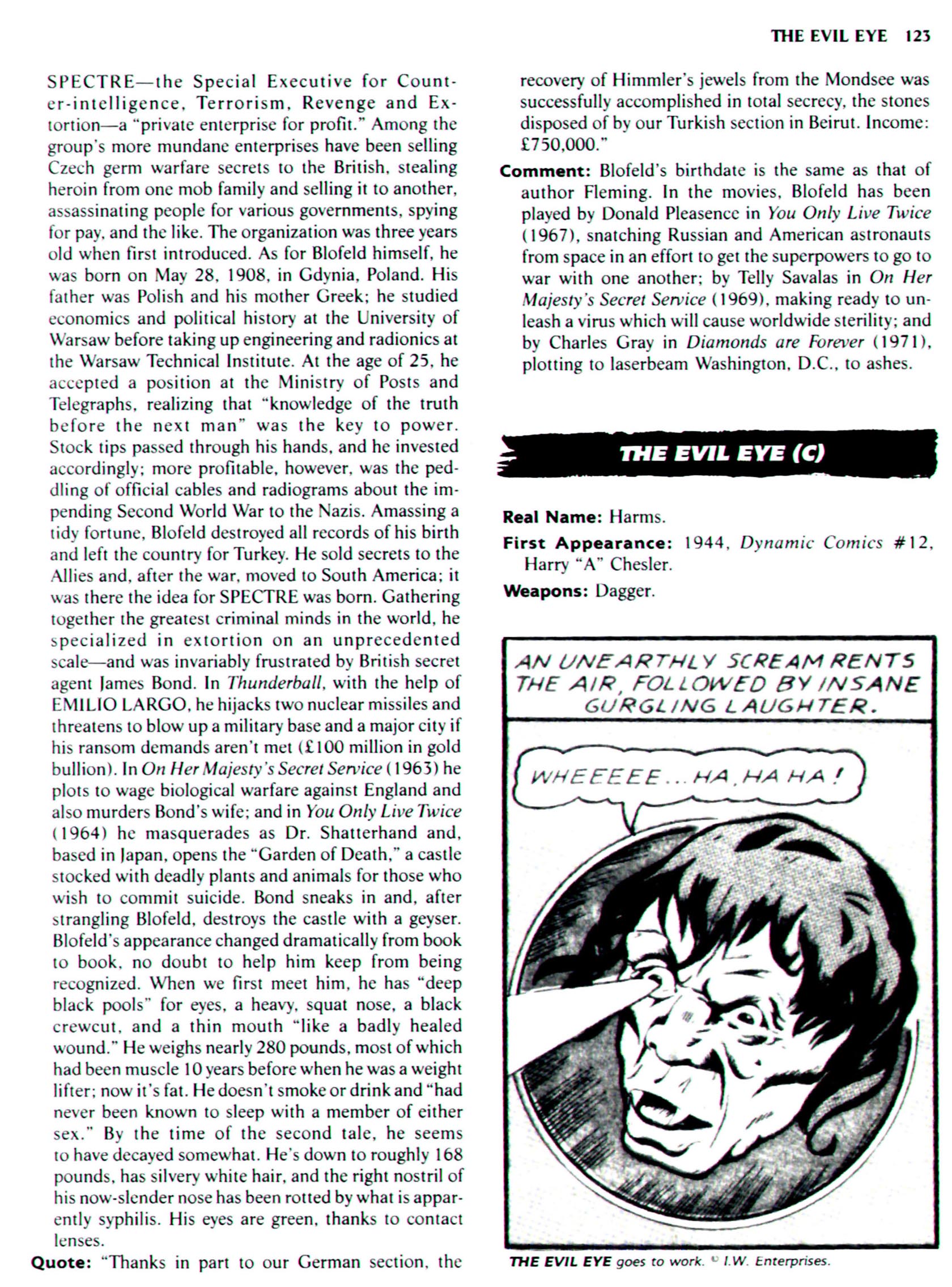 Read online The Encyclopedia of Super Villains comic -  Issue # TPB (Part 1) - 141