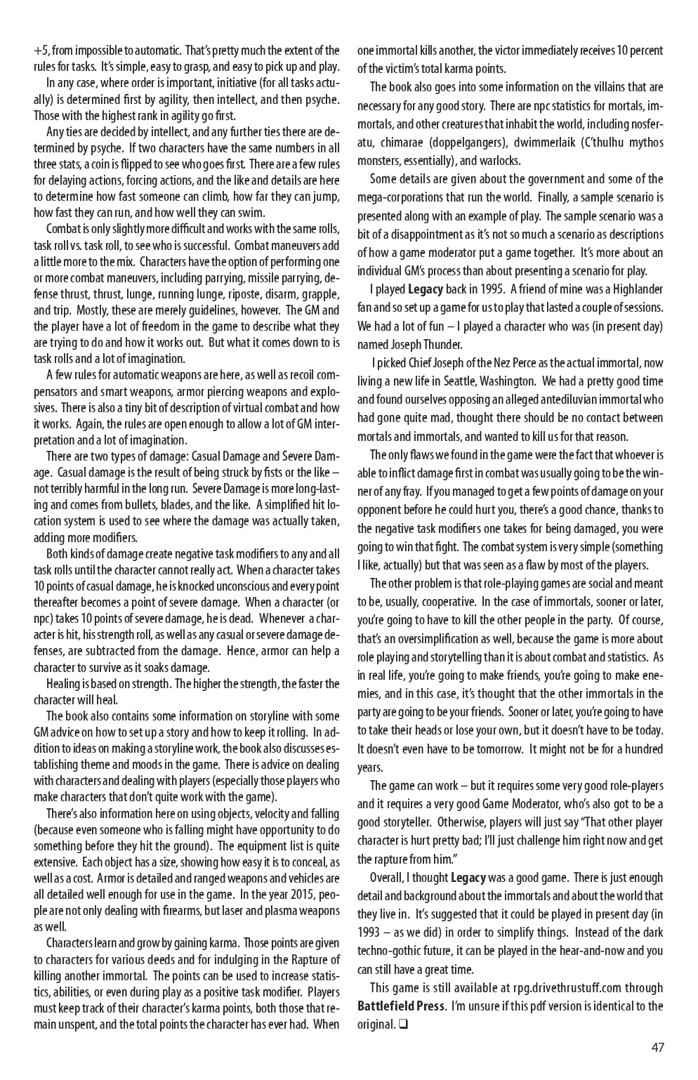 Read online Knights of the Dinner Table comic -  Issue #194 - 49