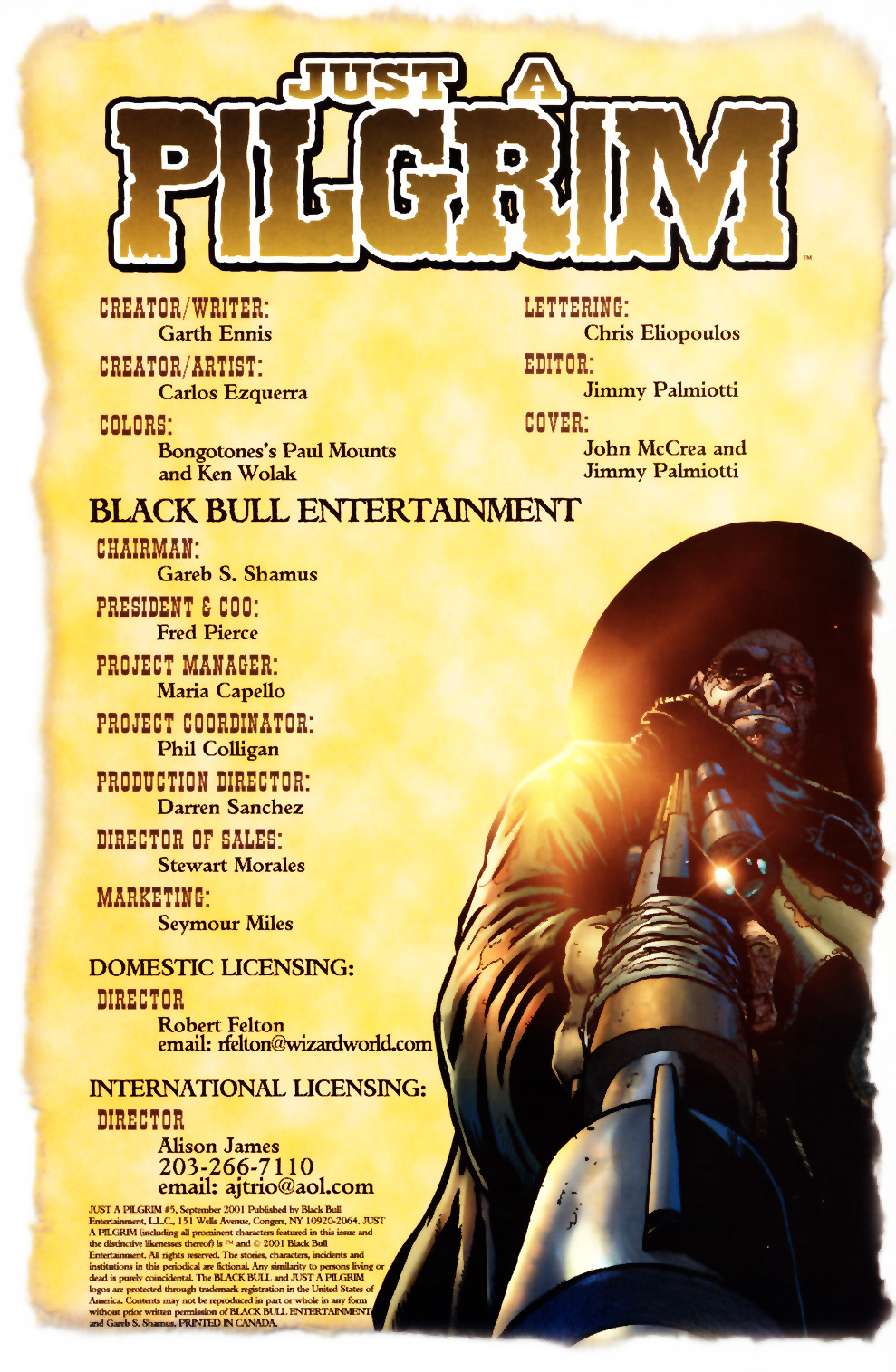 Read online Just A Pilgrim comic -  Issue #5 - 2