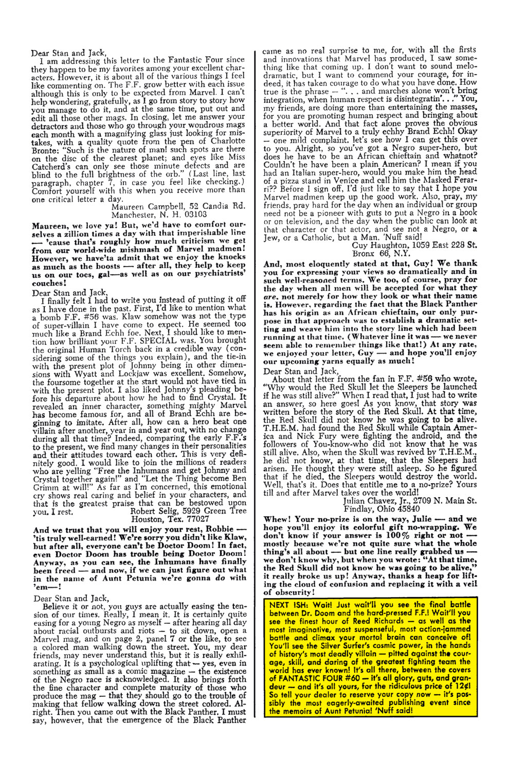 Read online Fantastic Four (1961) comic -  Issue #59 - 23