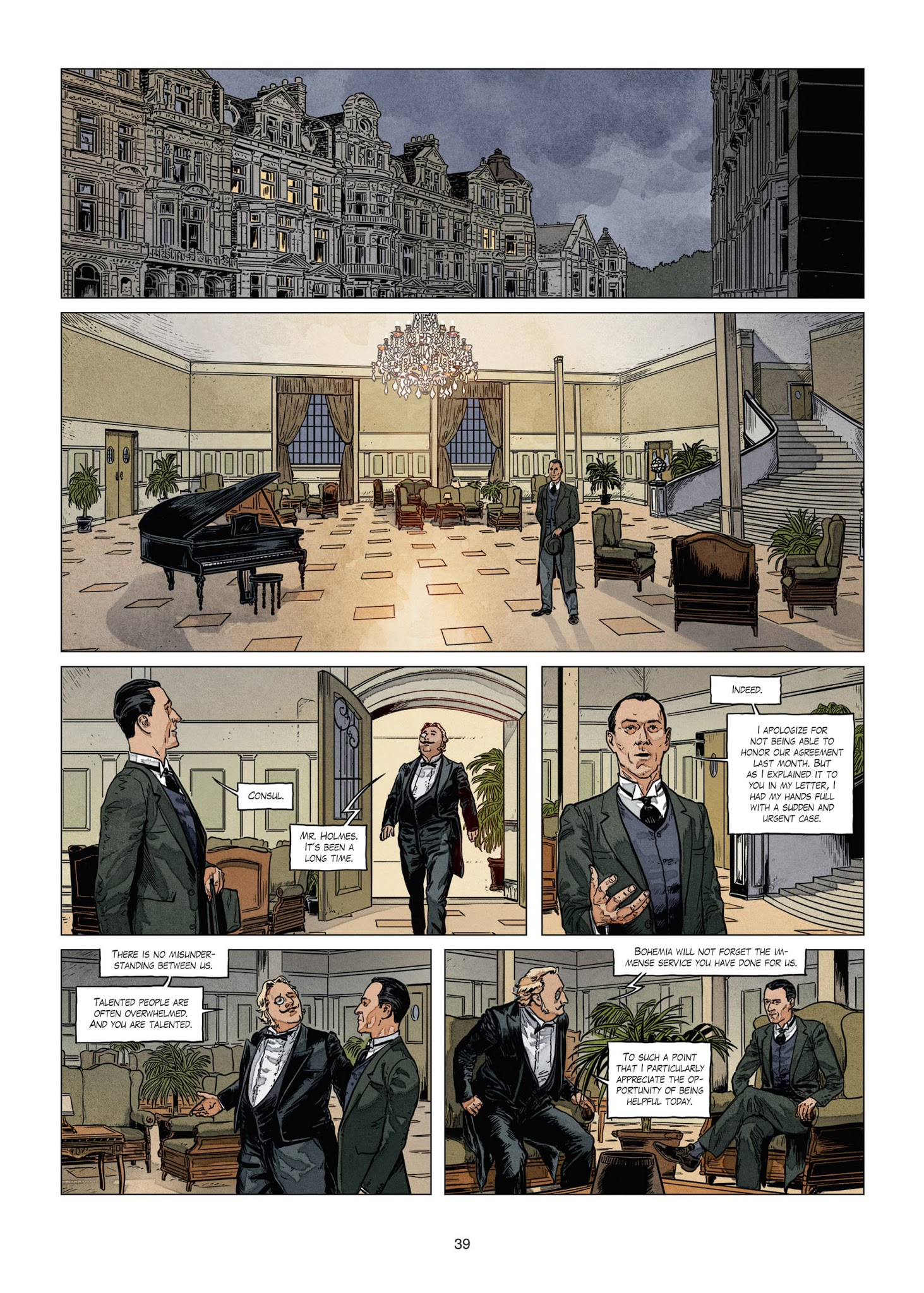Read online Sherlock Holmes Society comic -  Issue #2 - 39