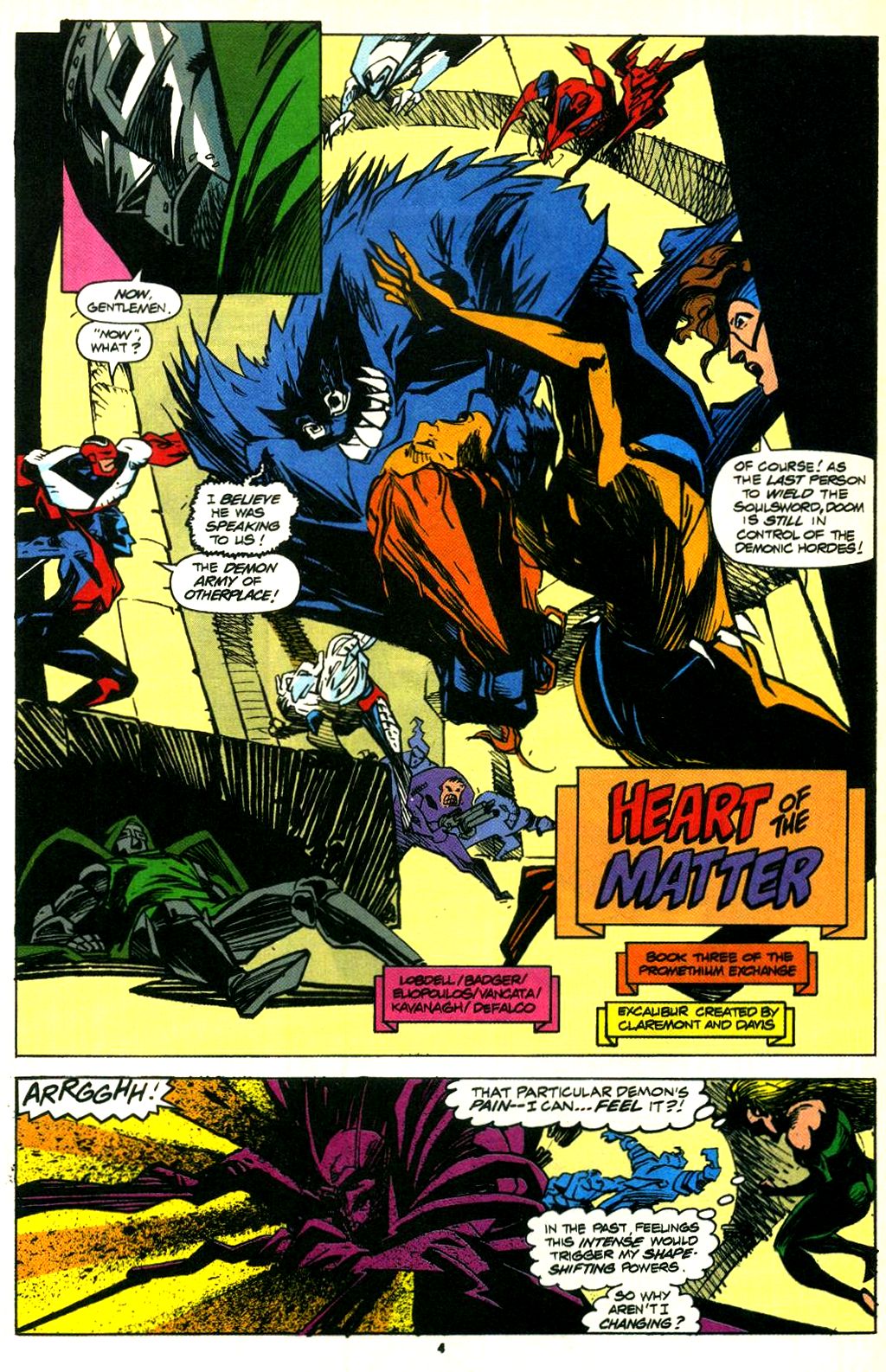 Read online Excalibur (1988) comic -  Issue #39 - 5