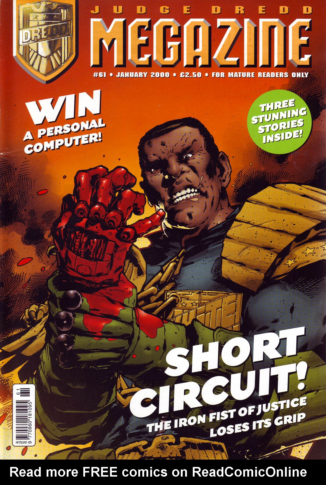 Read online Judge Dredd Megazine (vol. 3) comic -  Issue #61 - 1
