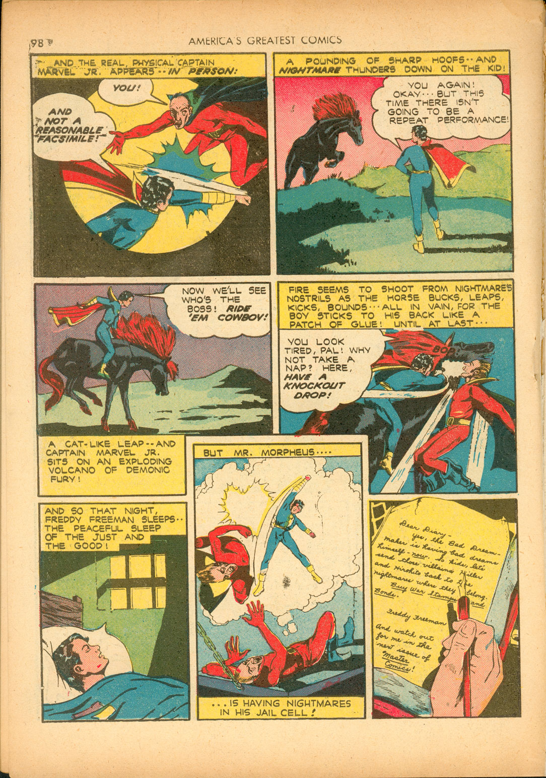 Read online America's Greatest Comics comic -  Issue #8 - 98