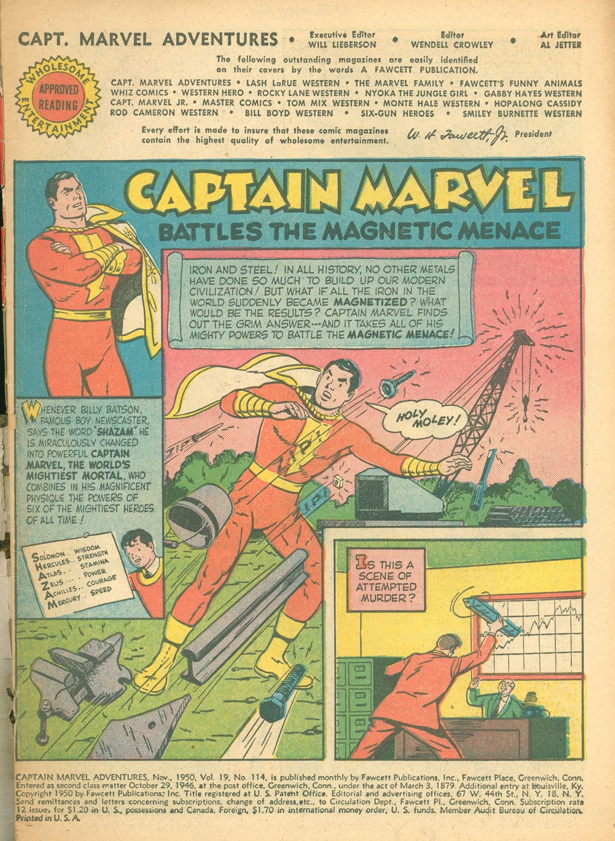 Read online Captain Marvel Adventures comic -  Issue #114 - 3