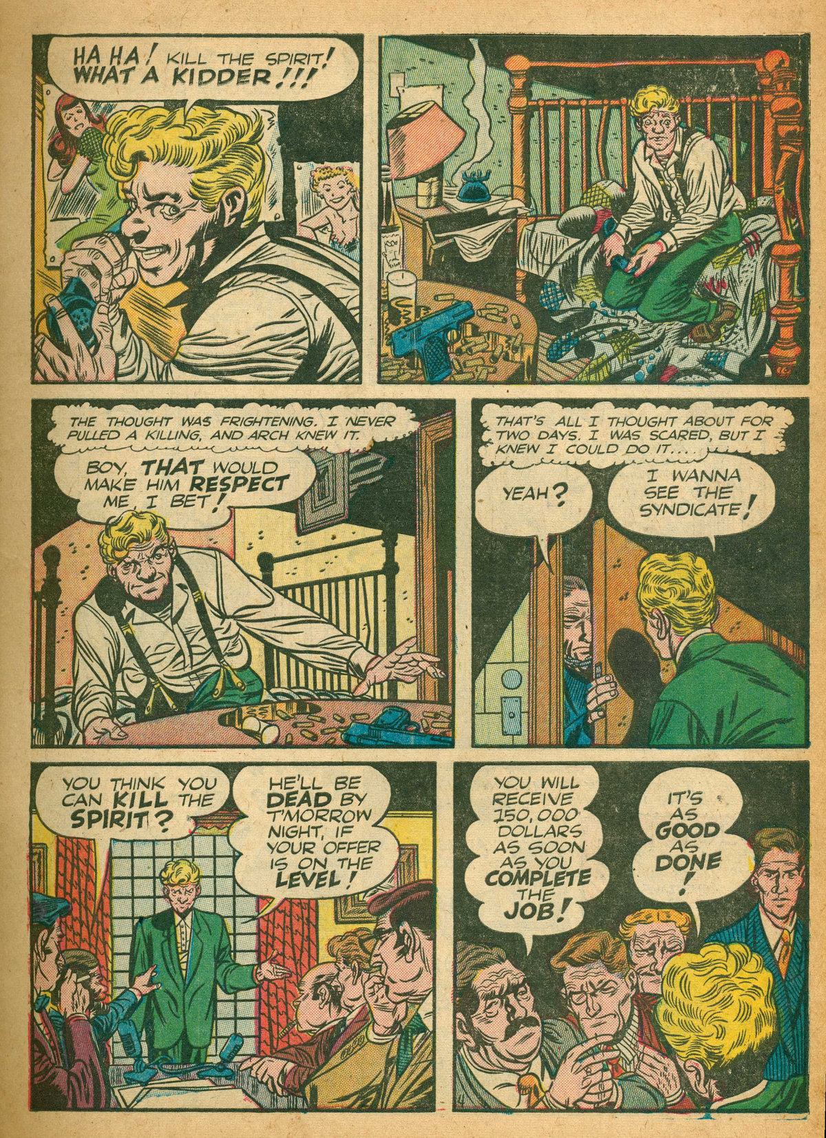 Read online The Spirit (1952) comic -  Issue #3 - 7