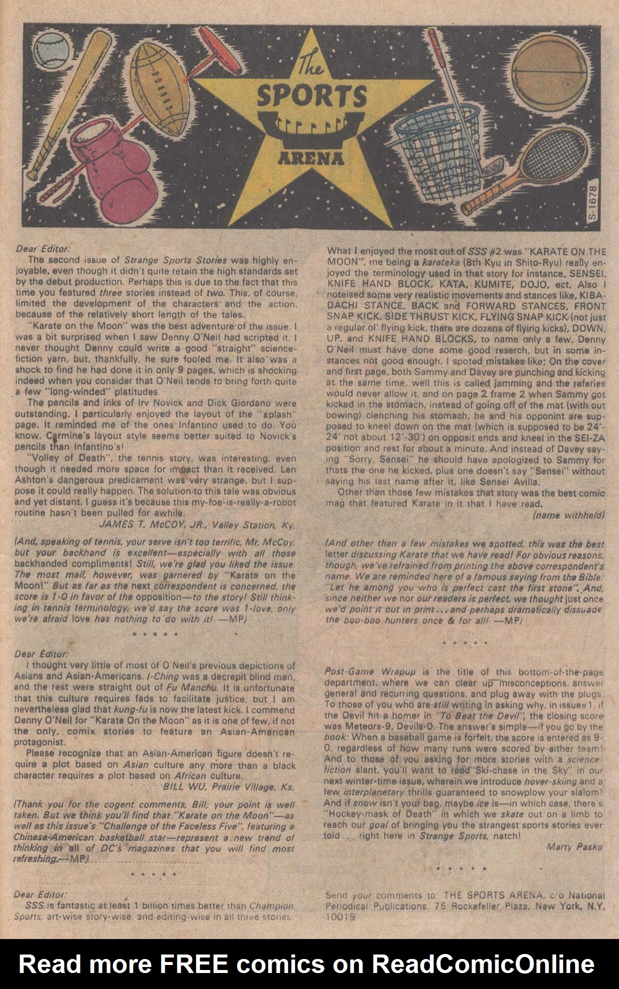 Read online Strange Sports Stories (1973) comic -  Issue #4 - 33