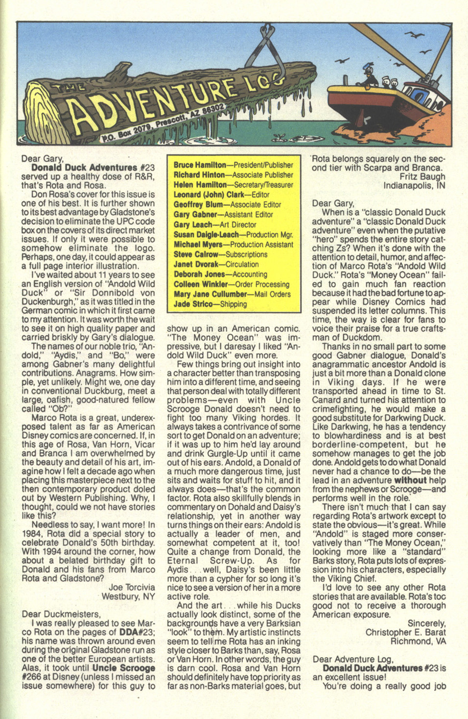 Read online Walt Disney's Donald Duck Adventures (1987) comic -  Issue #26 - 65