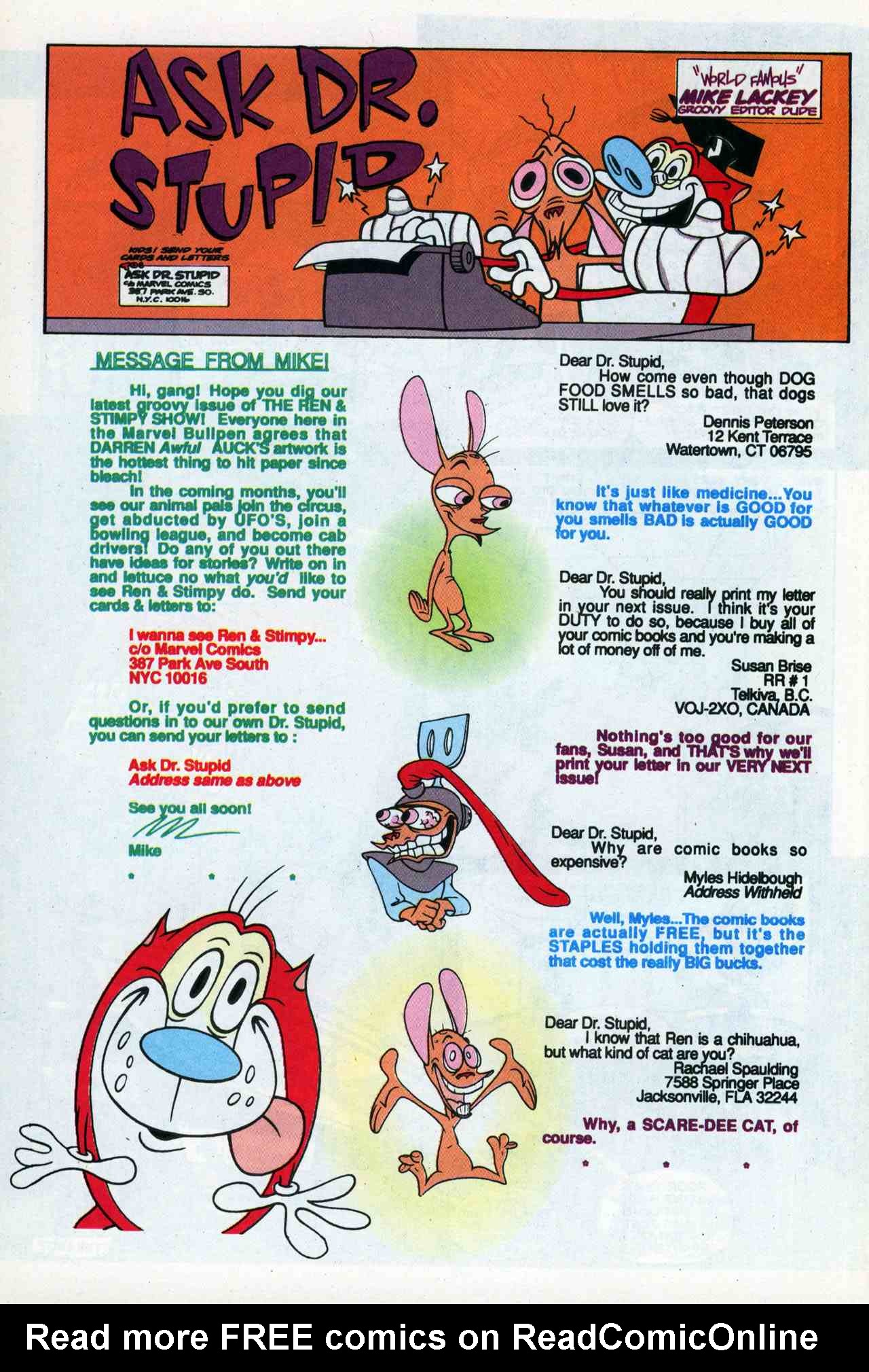 Read online The Ren & Stimpy Show comic -  Issue #32 - 23