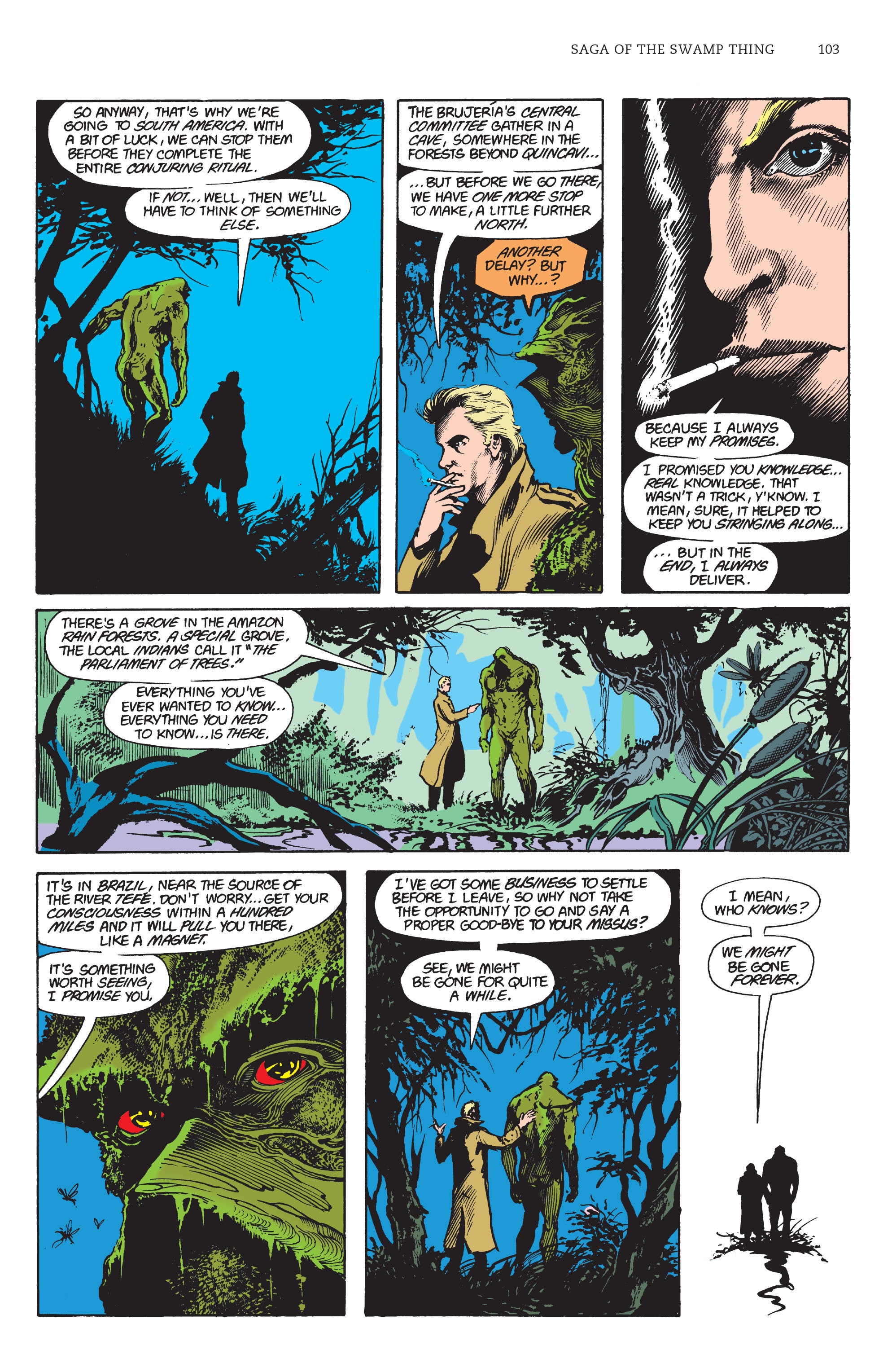 Read online Saga of the Swamp Thing comic -  Issue # TPB 4 (Part 1) - 97