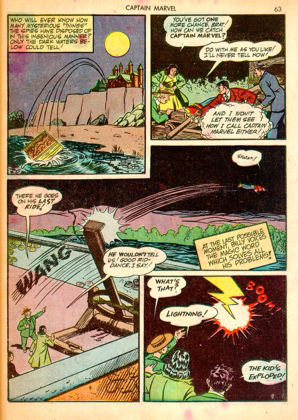 Read online Captain Marvel Adventures comic -  Issue #10 - 63