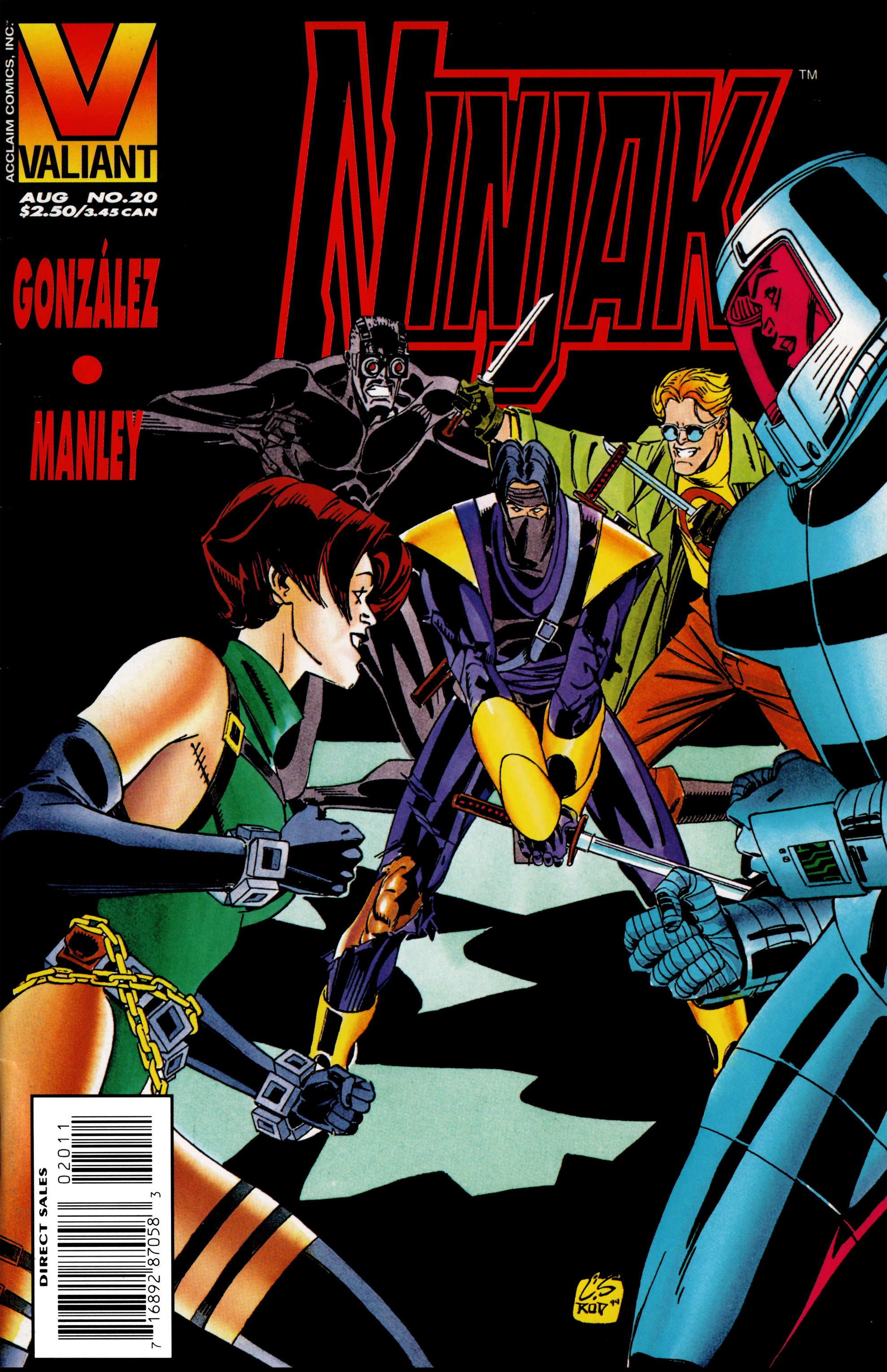 Read online Ninjak (1994) comic -  Issue #20 - 1