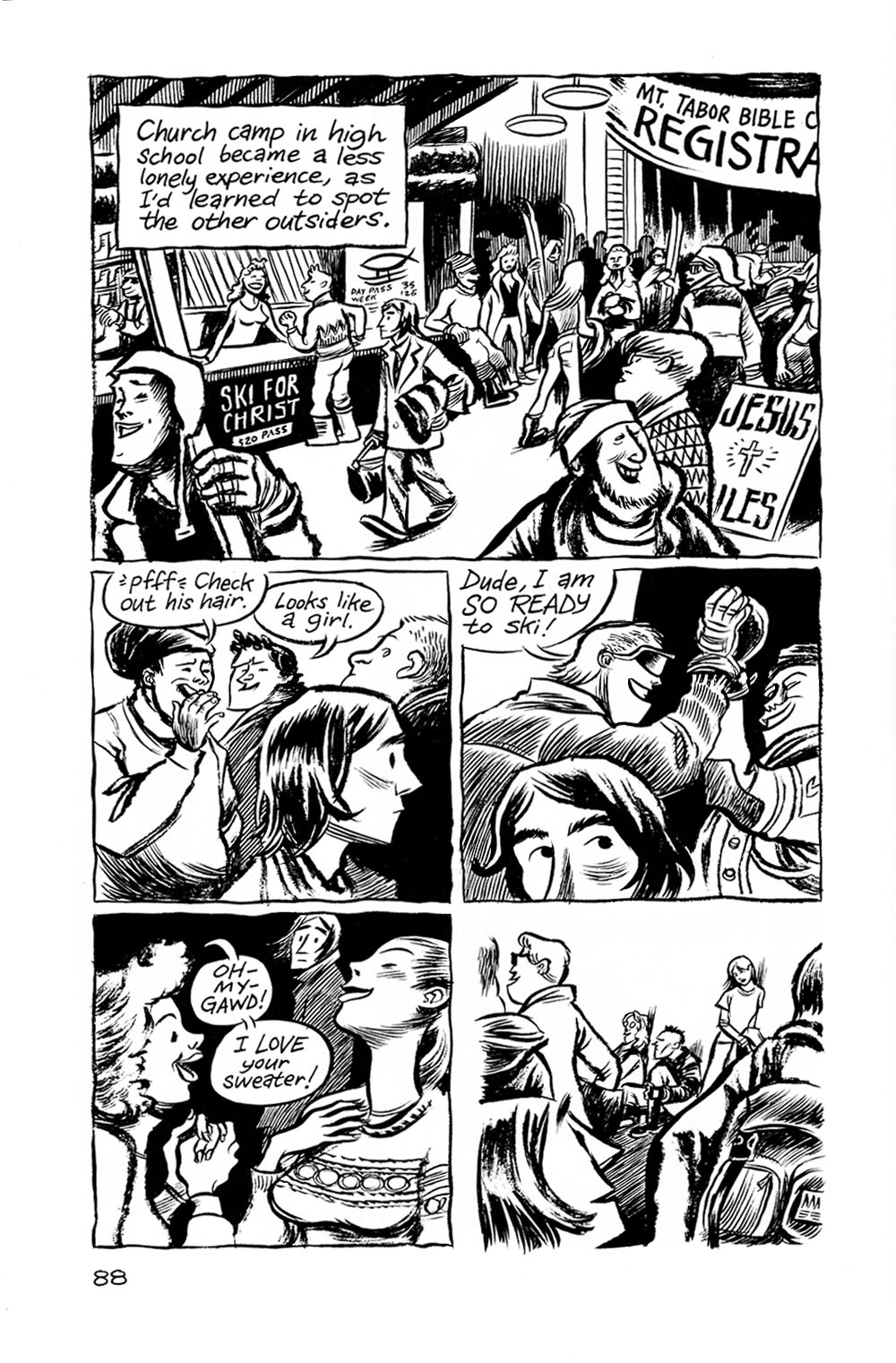 Read online Blankets comic -  Issue #1 - 86