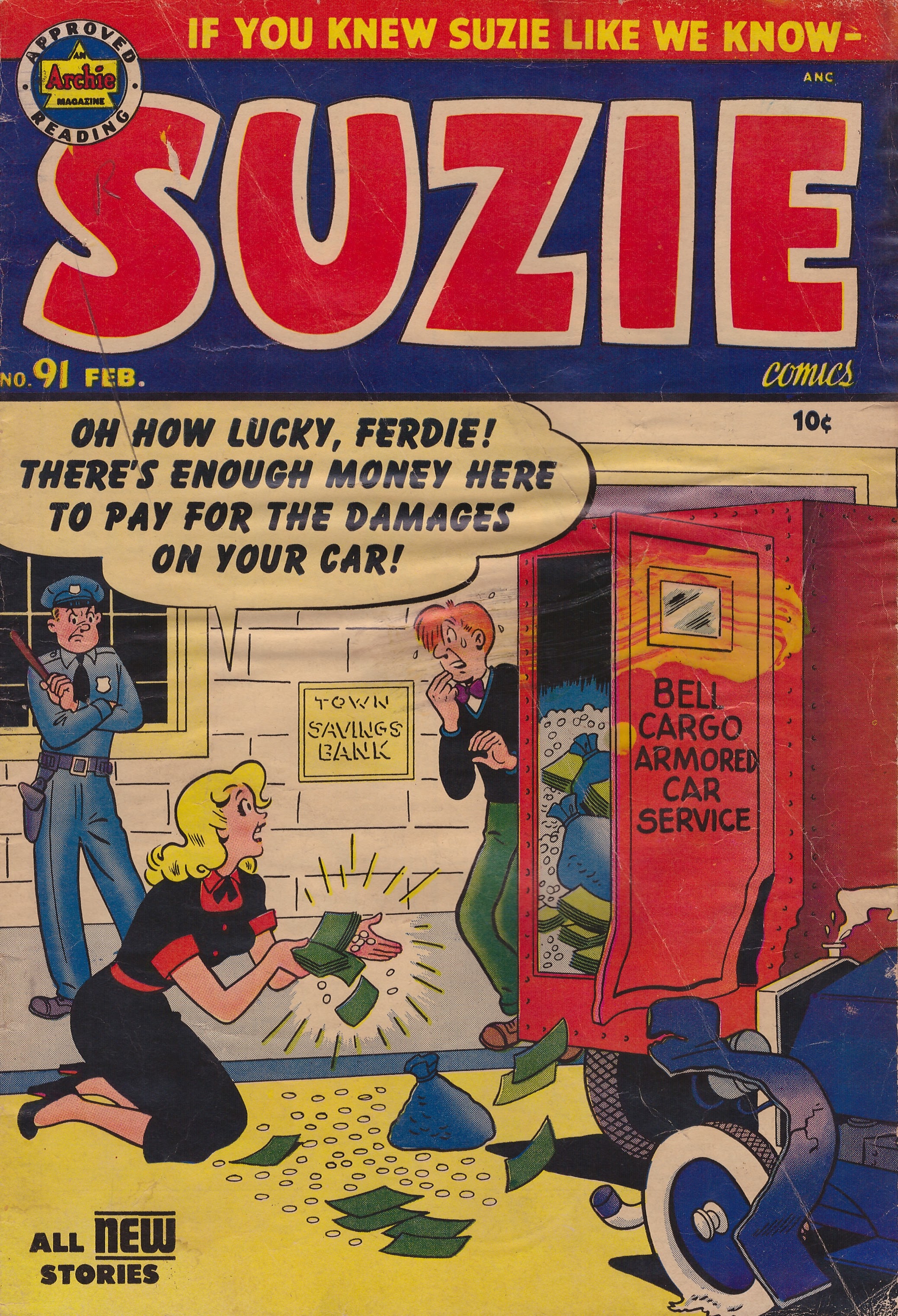 Read online Suzie Comics comic -  Issue #91 - 1