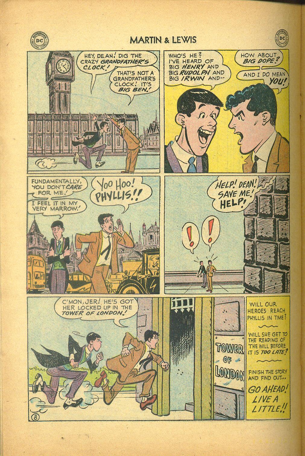 Read online The Adventures of Dean Martin and Jerry Lewis comic -  Issue #27 - 20