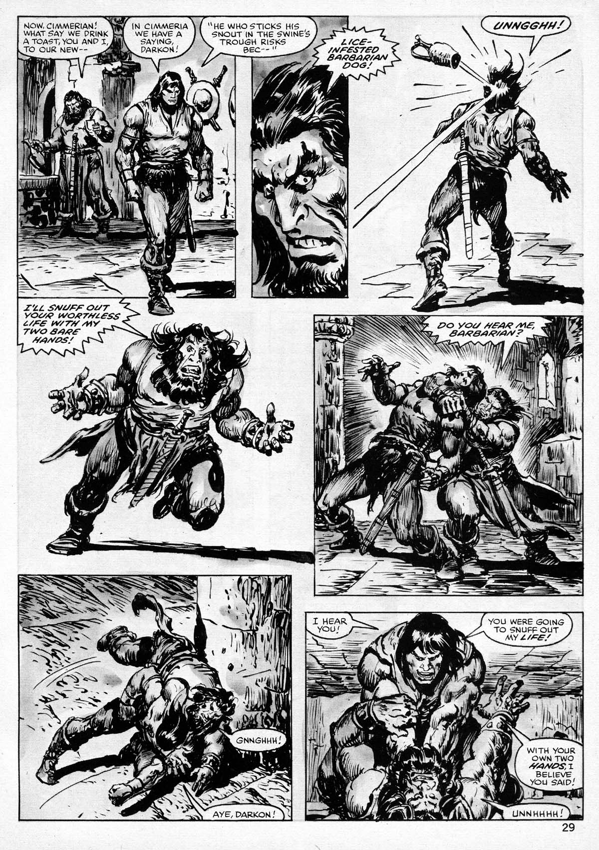 Read online The Savage Sword Of Conan comic -  Issue #77 - 29