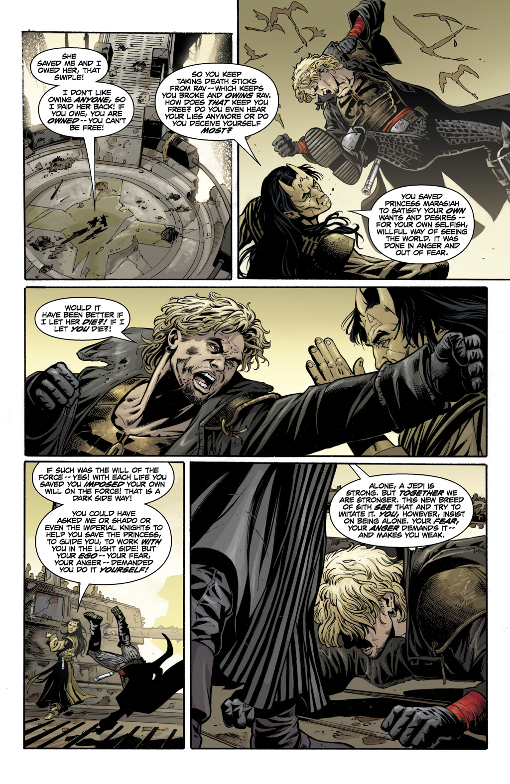 Read online Star Wars: Legacy (2006) comic -  Issue #12 - 13