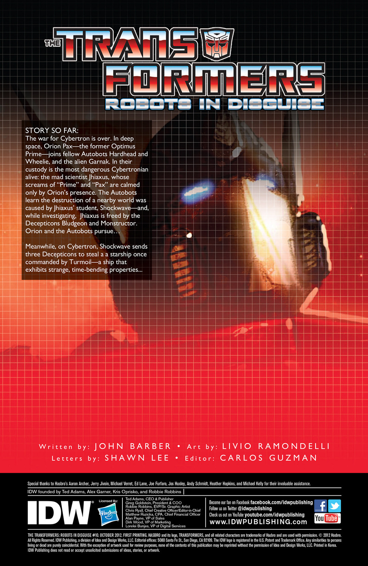 Read online Transformers: Robots In Disguise (2012) comic -  Issue #10 - 3