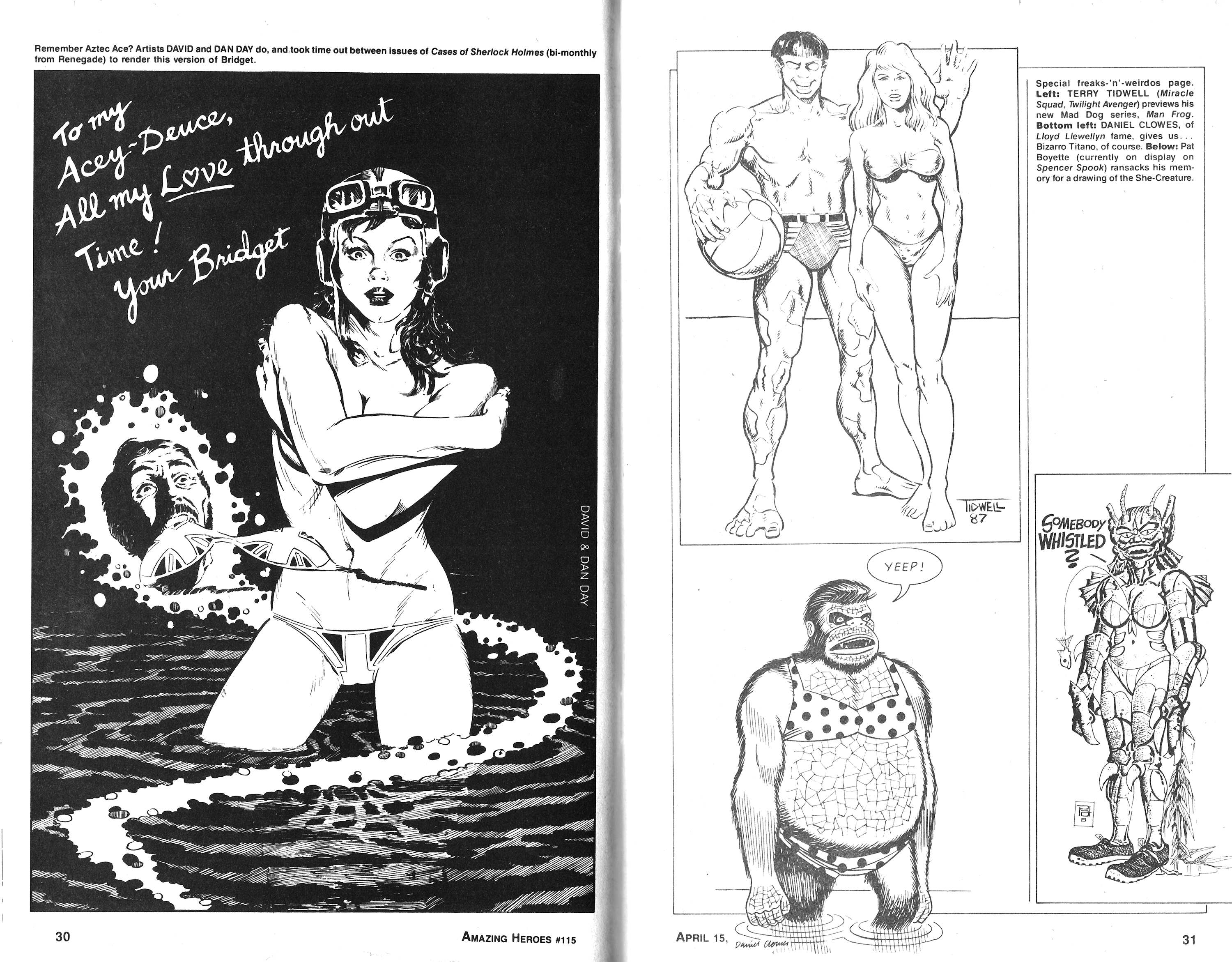 Read online Amazing Heroes comic -  Issue #115 - 16